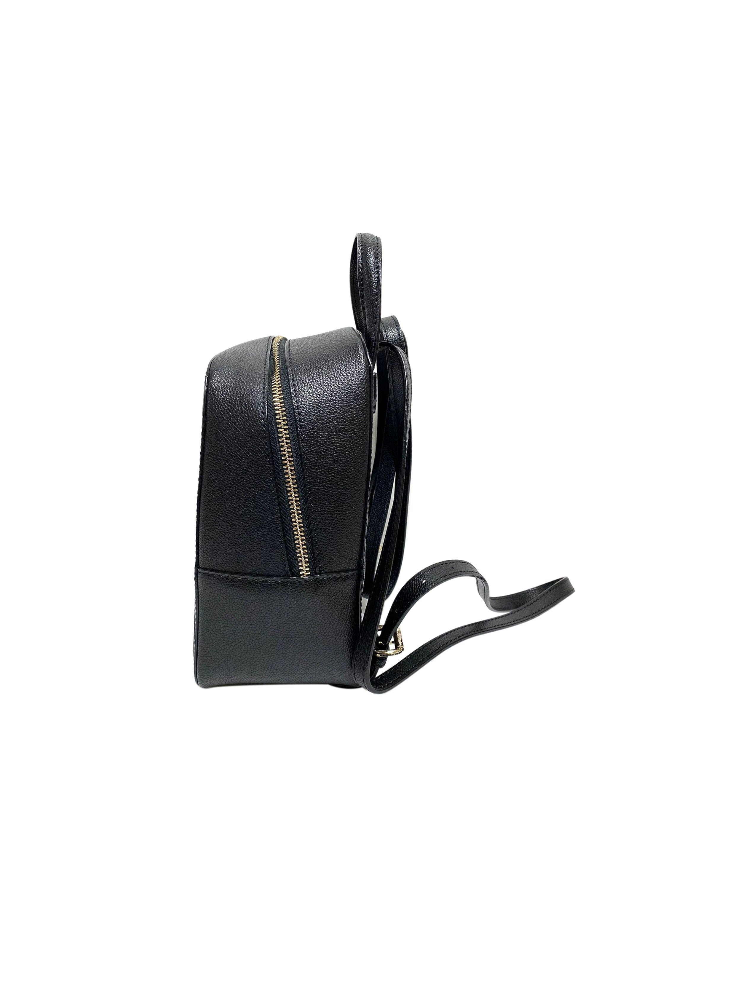 Vivienne Westwood 2000s Black Small Leather Backpack · INTO