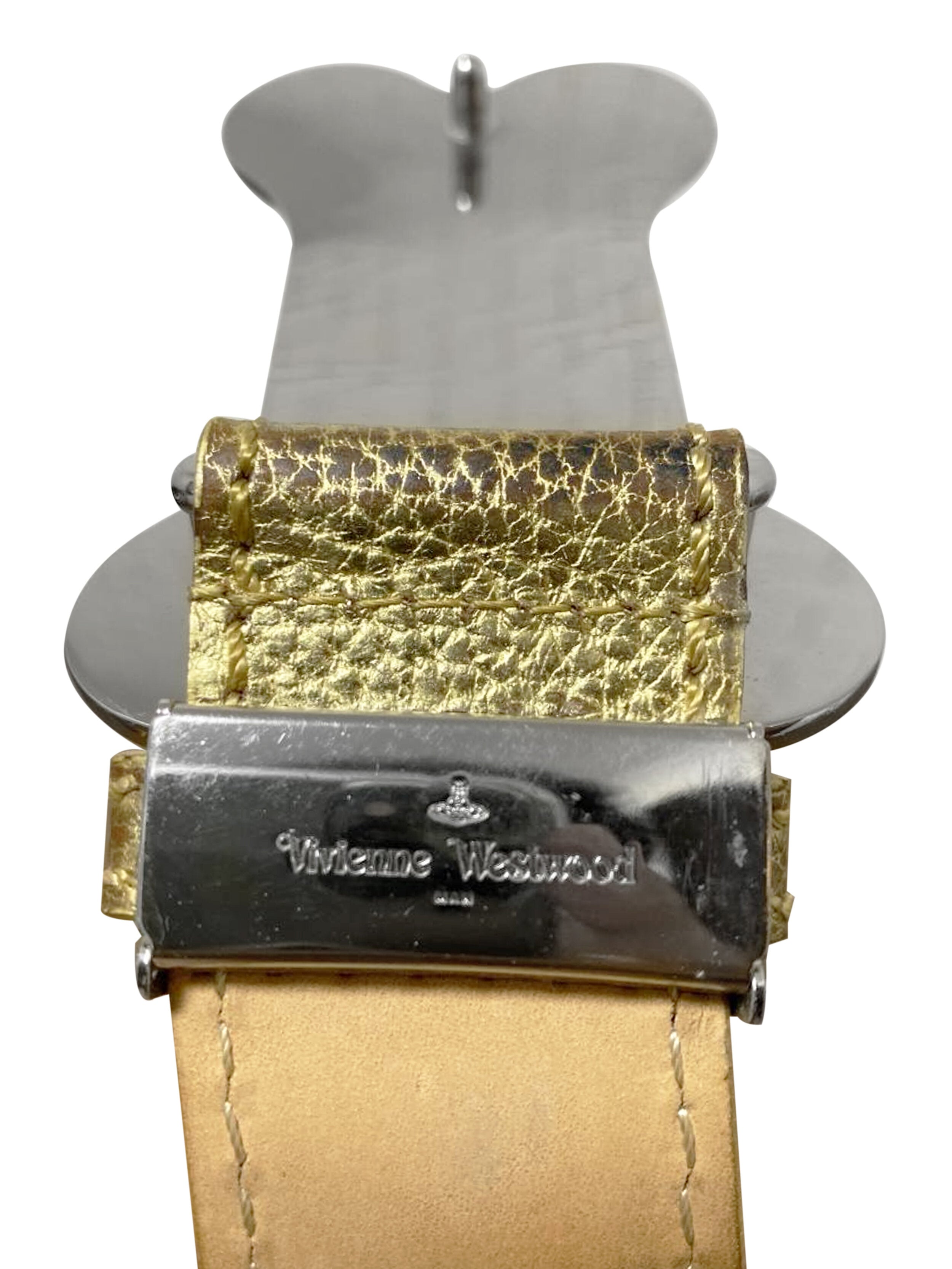 Vivienne Westwood 2000s Gold Bone Belt · INTO