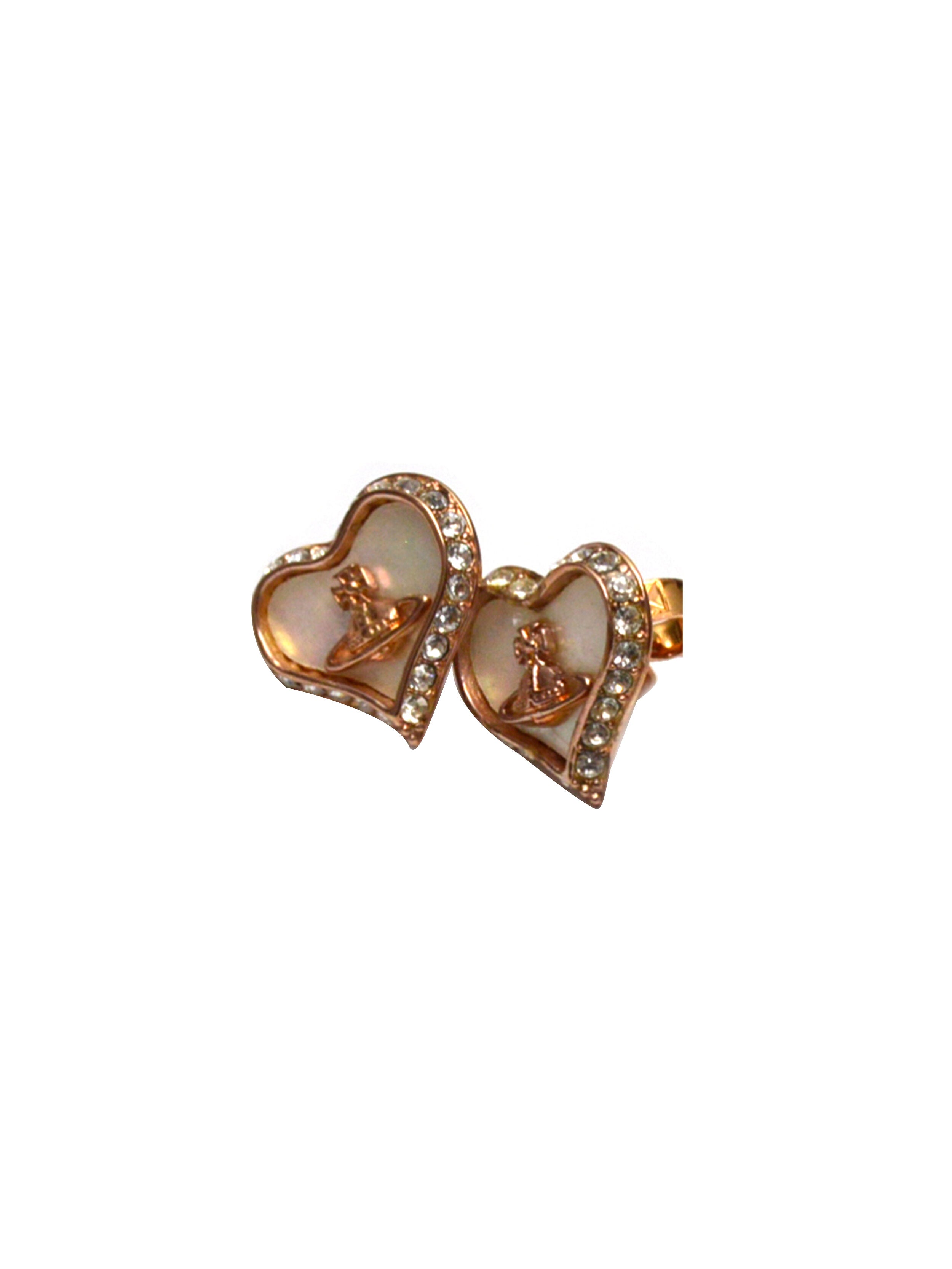 Vivienne Westwood Heart-Shaped Stud Earrings