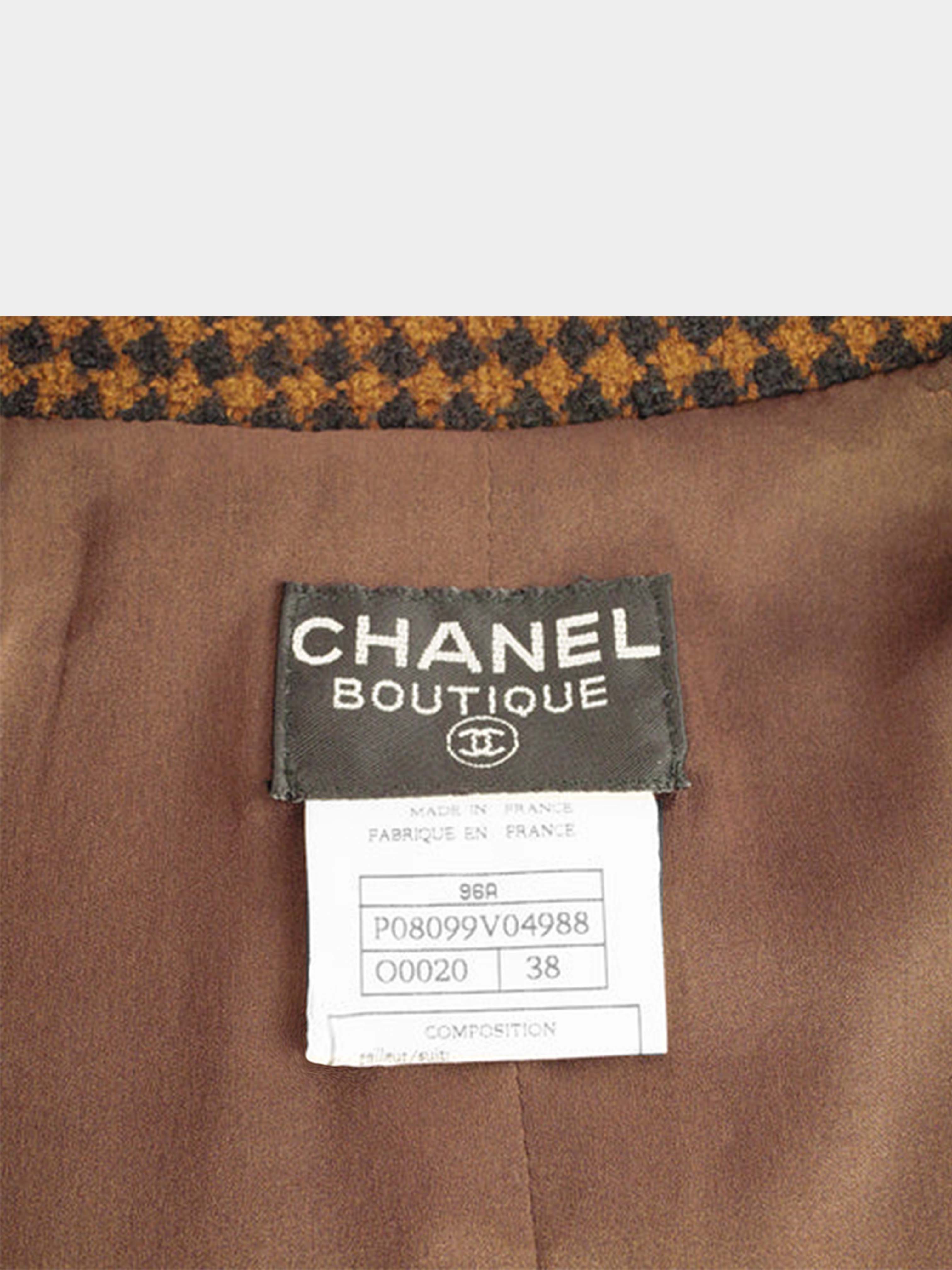 Chanel AW 1997 Brown Tweed Jacket