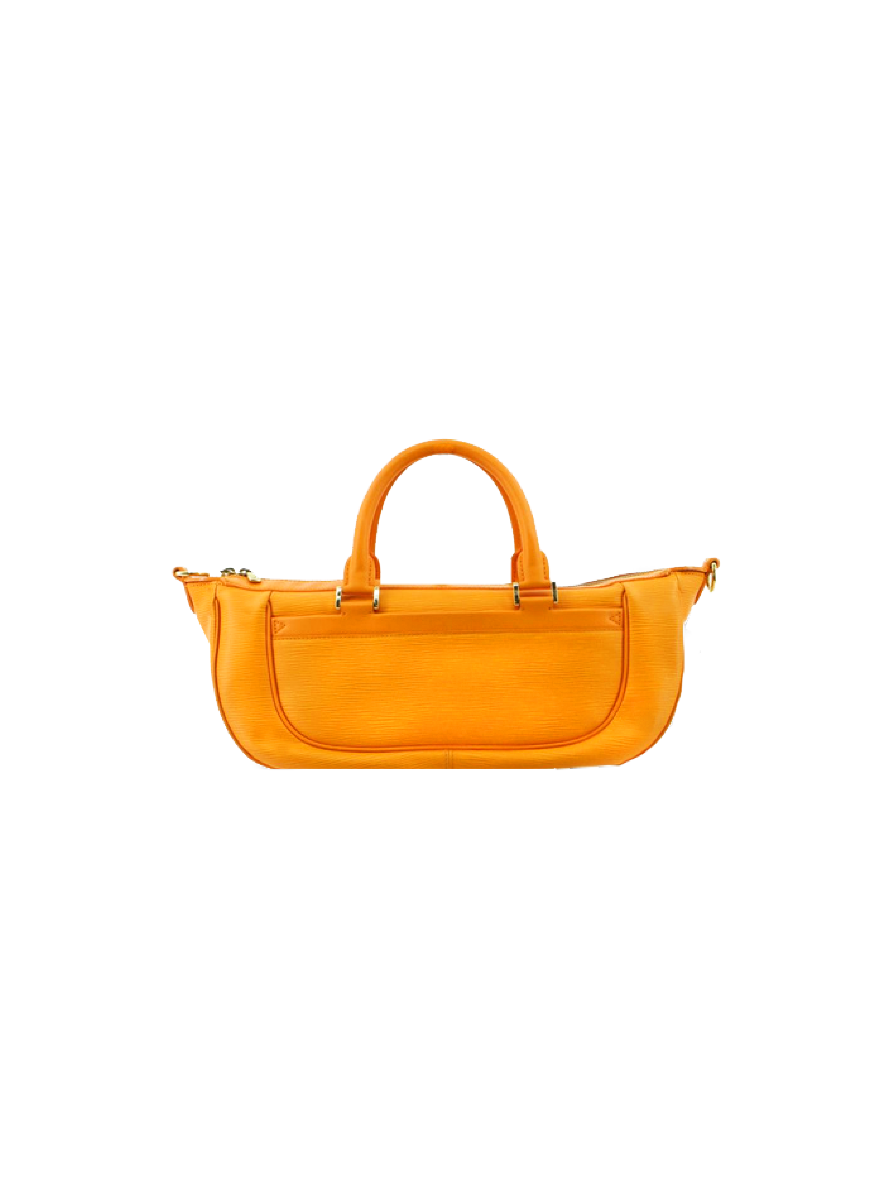 LOUIS VUITTON Dhanura Bag in Orange Epi Leather Shoulder 