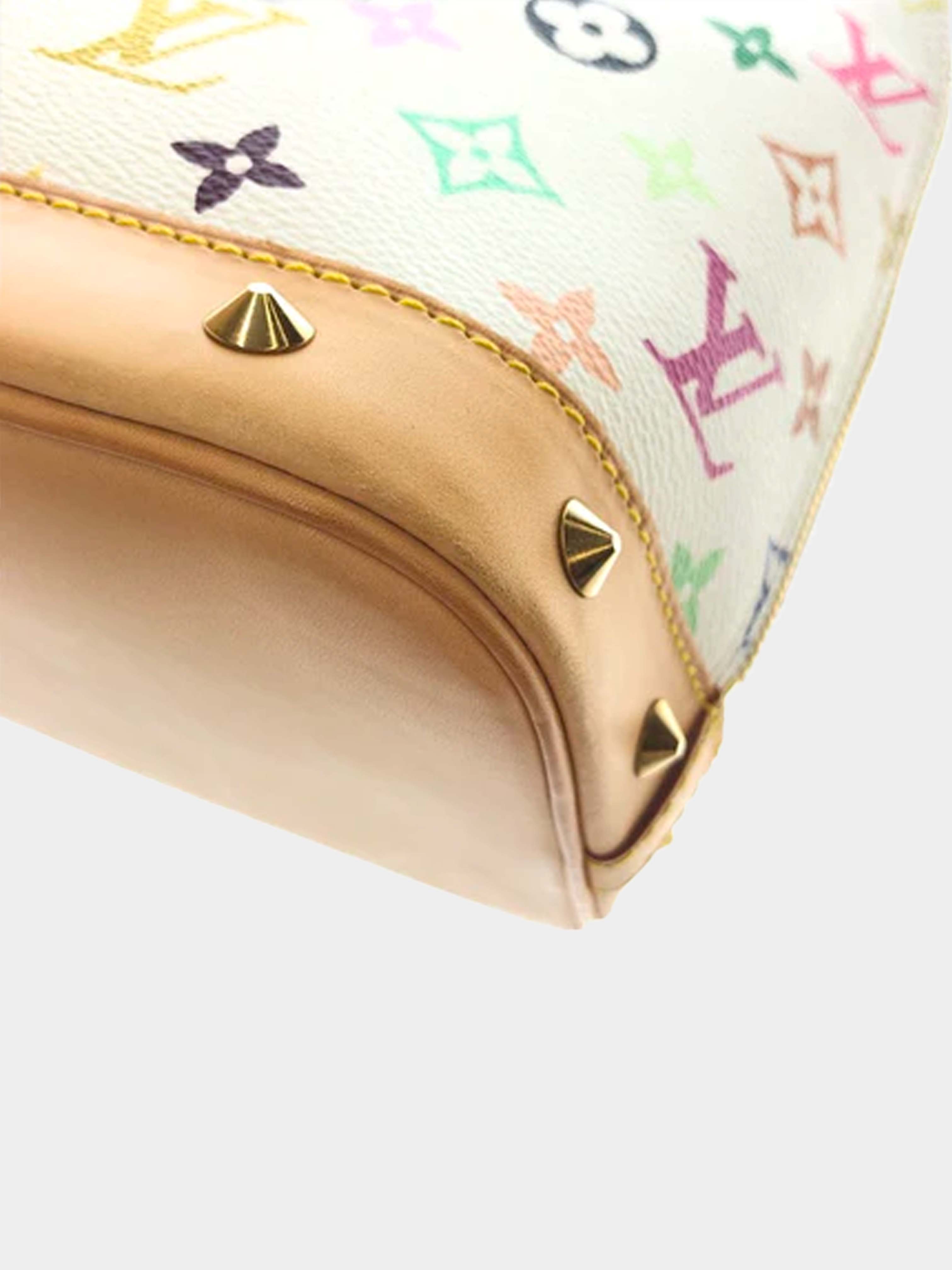 Vintage Louis Vuitton Monogram Multicolor White Alma