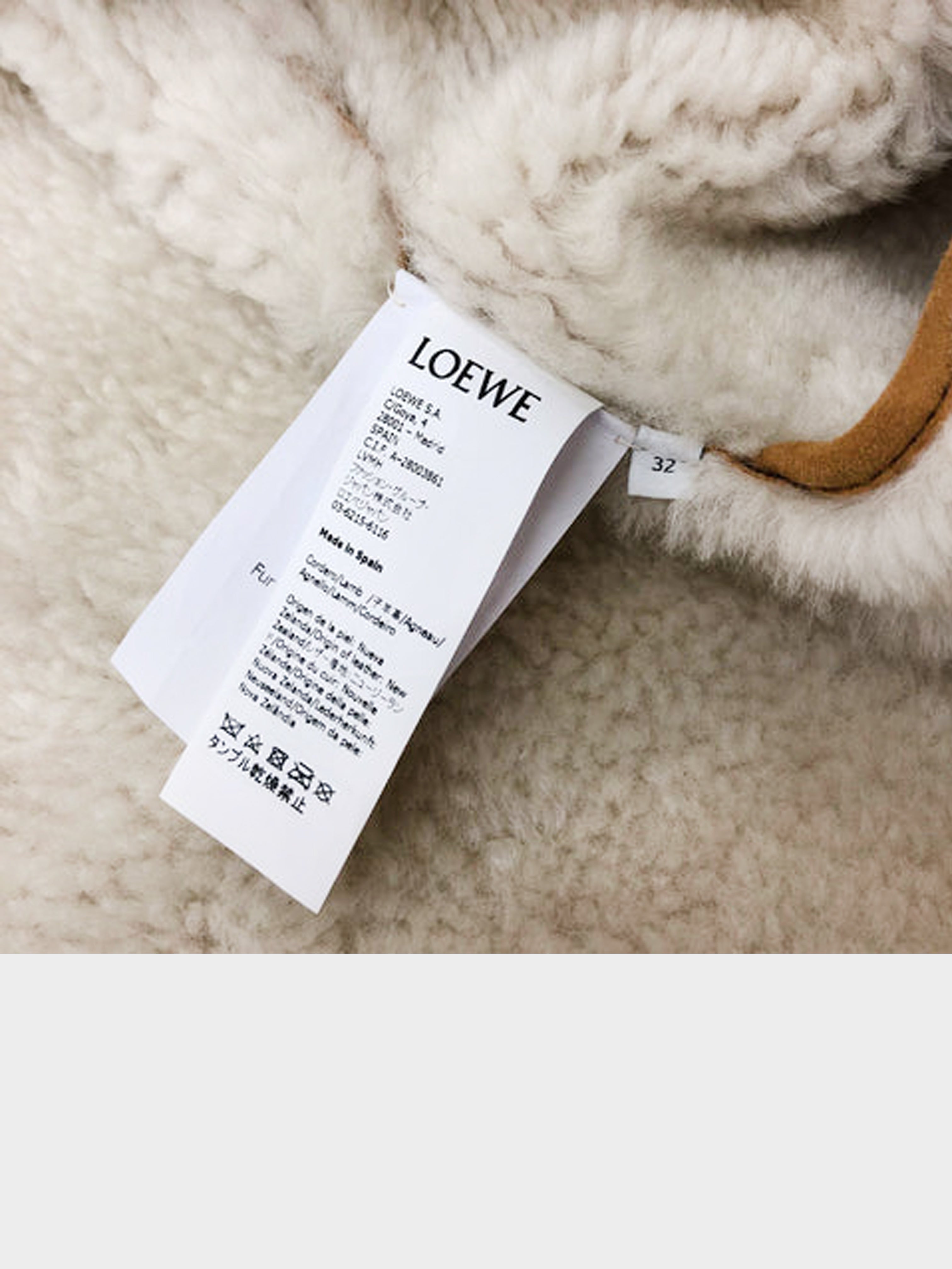 Loewe 2010s Mouton Suede Coat · INTO