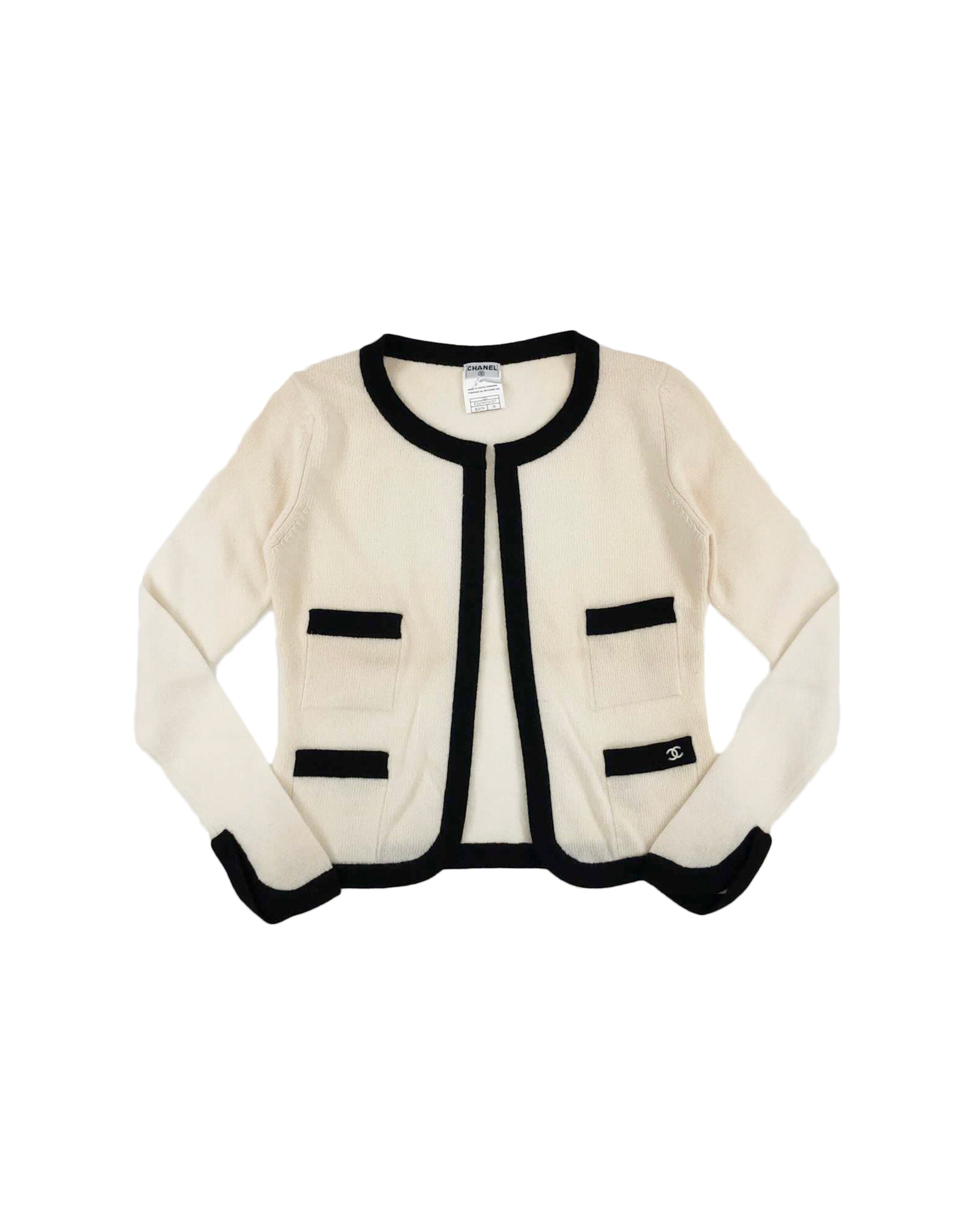 Chi tiết với hơn 68 chanel white cardigan không thể bỏ qua  trieuson5