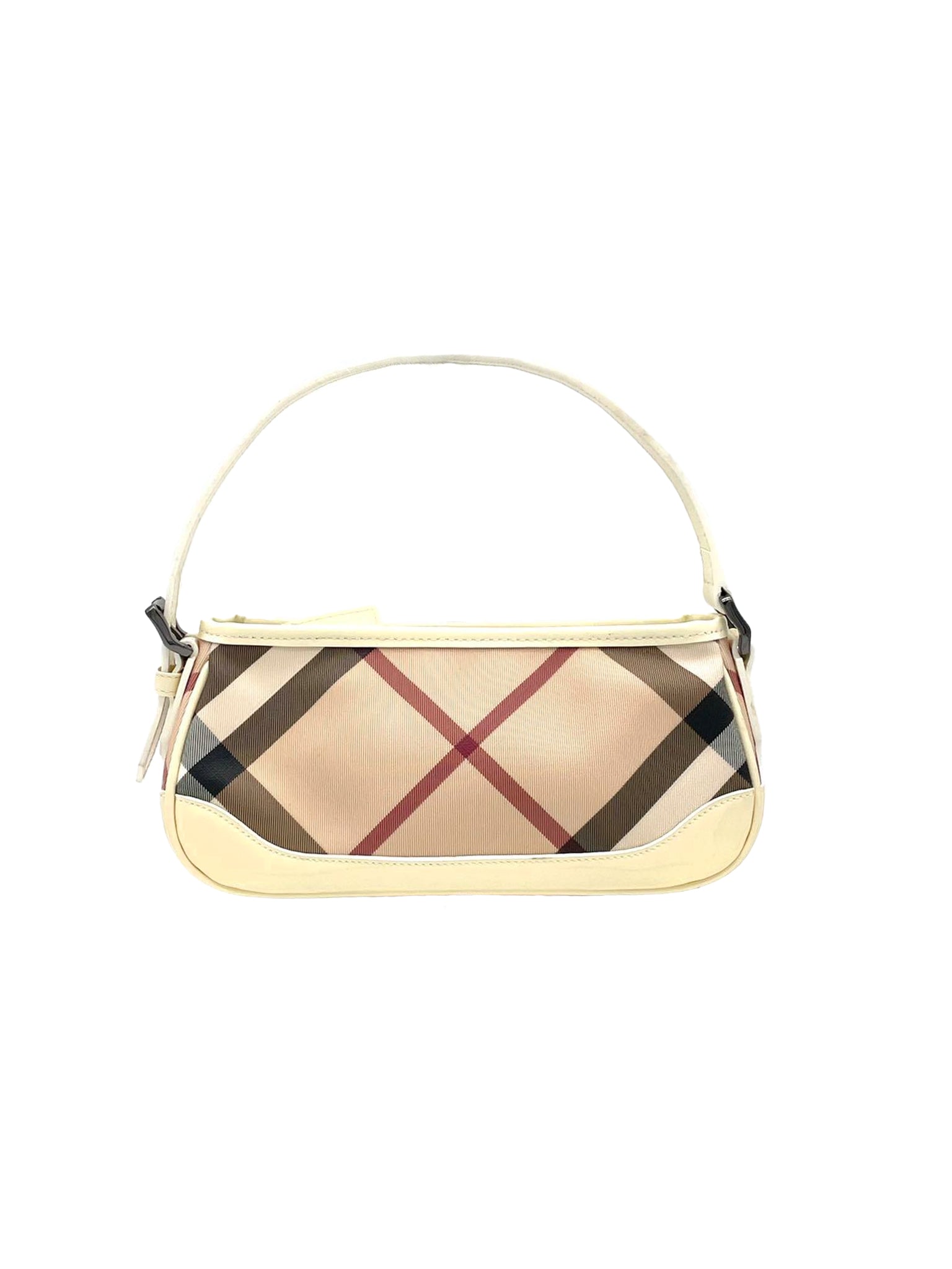 Burberry 2000s Beige Check Handbag · INTO