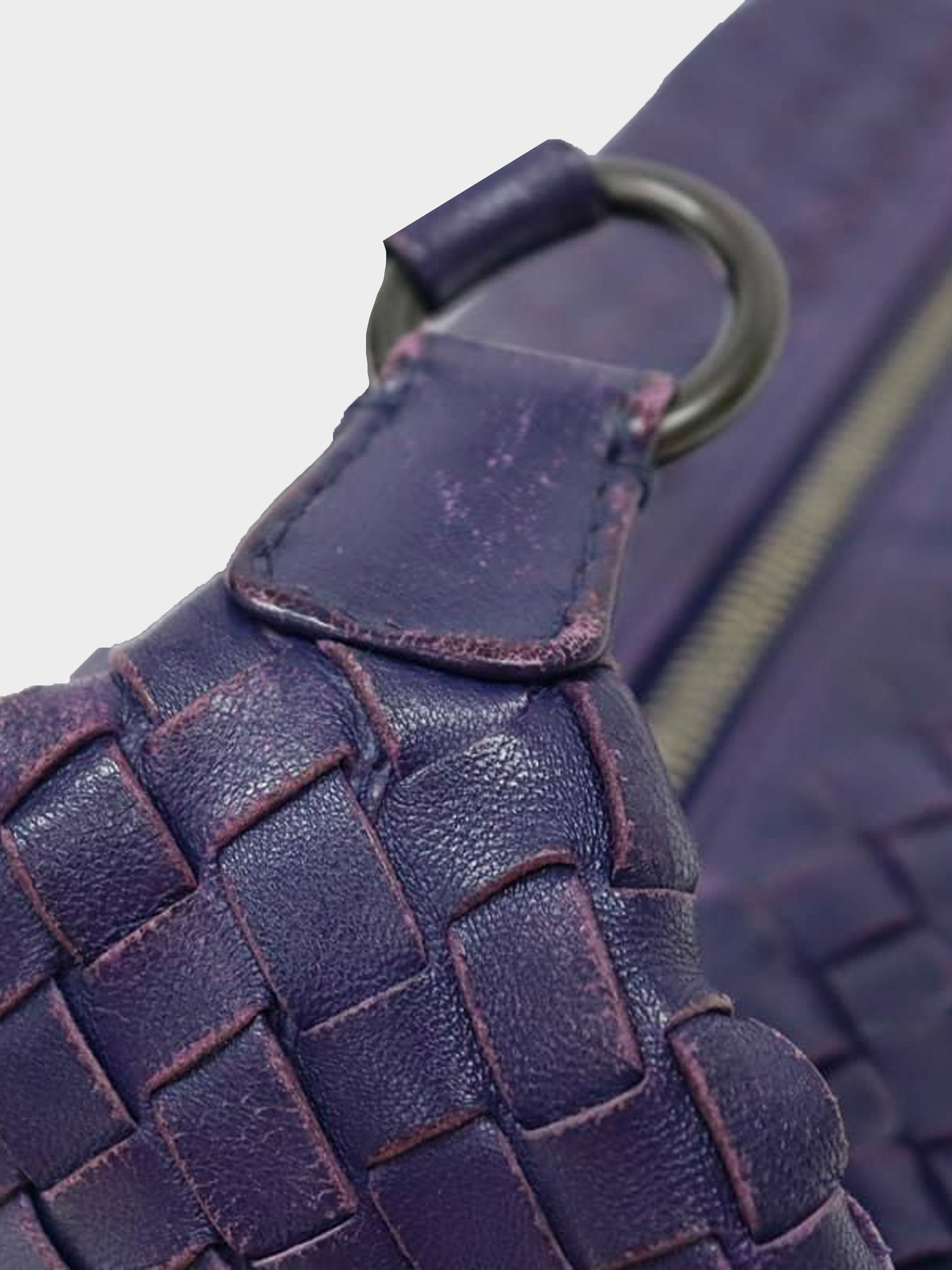 Bottega Veneta Intrecciato Hobo - Purple