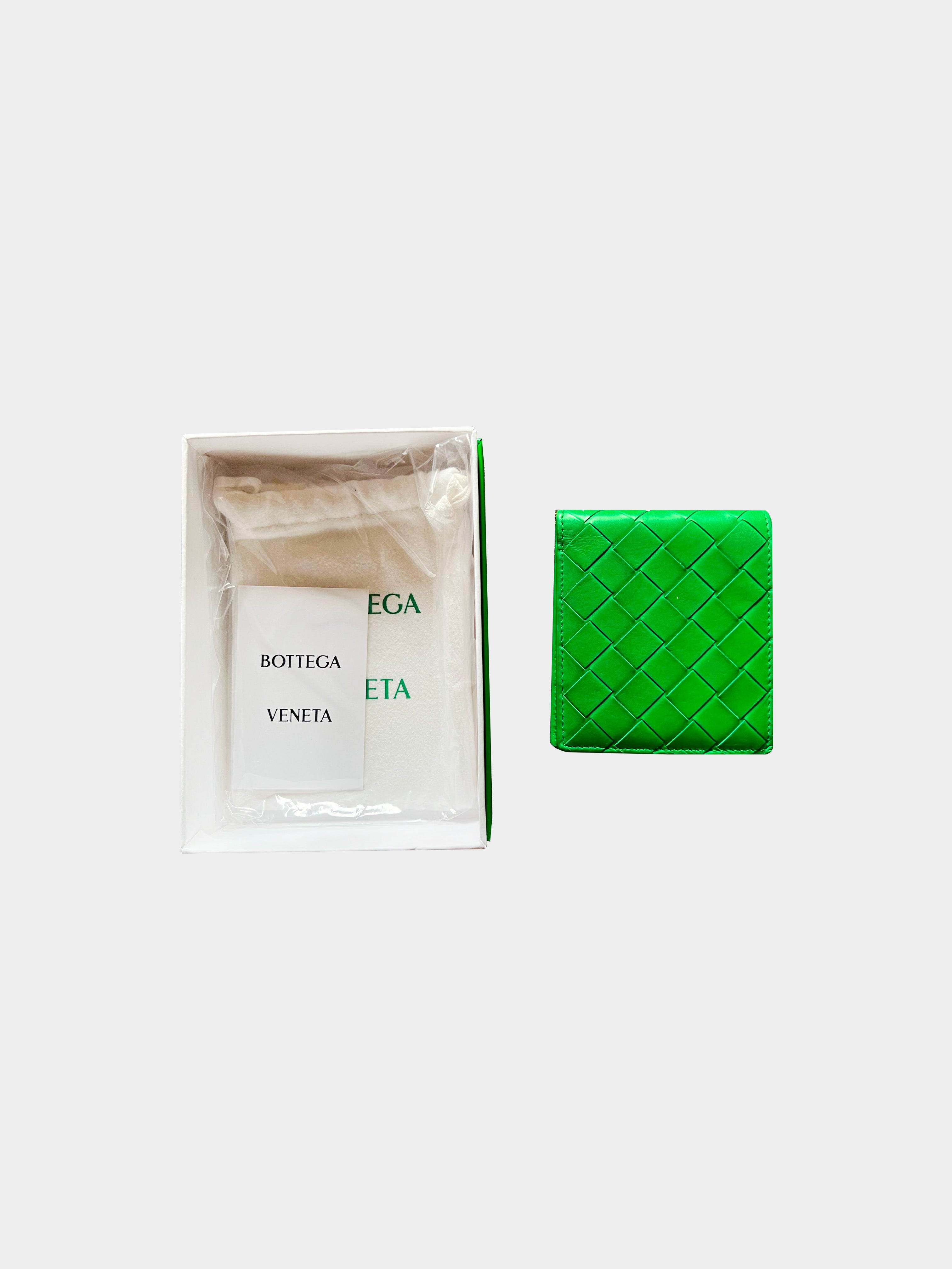 Bottega veneta clearance green wallet