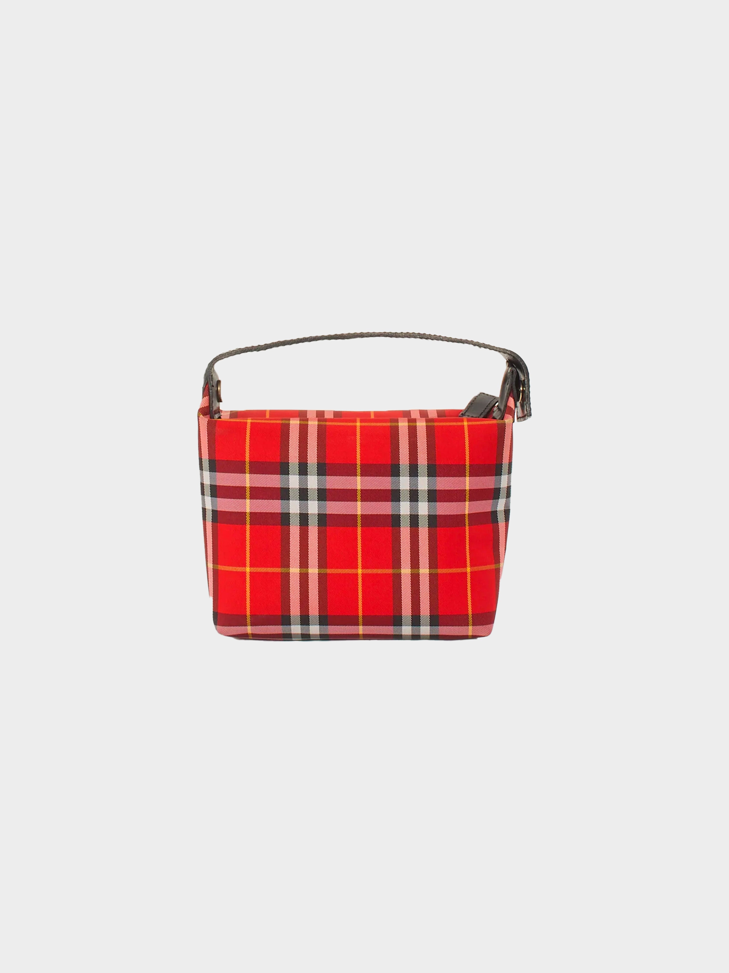 Burberry 2010s Red Novackeck Mini Bag · INTO