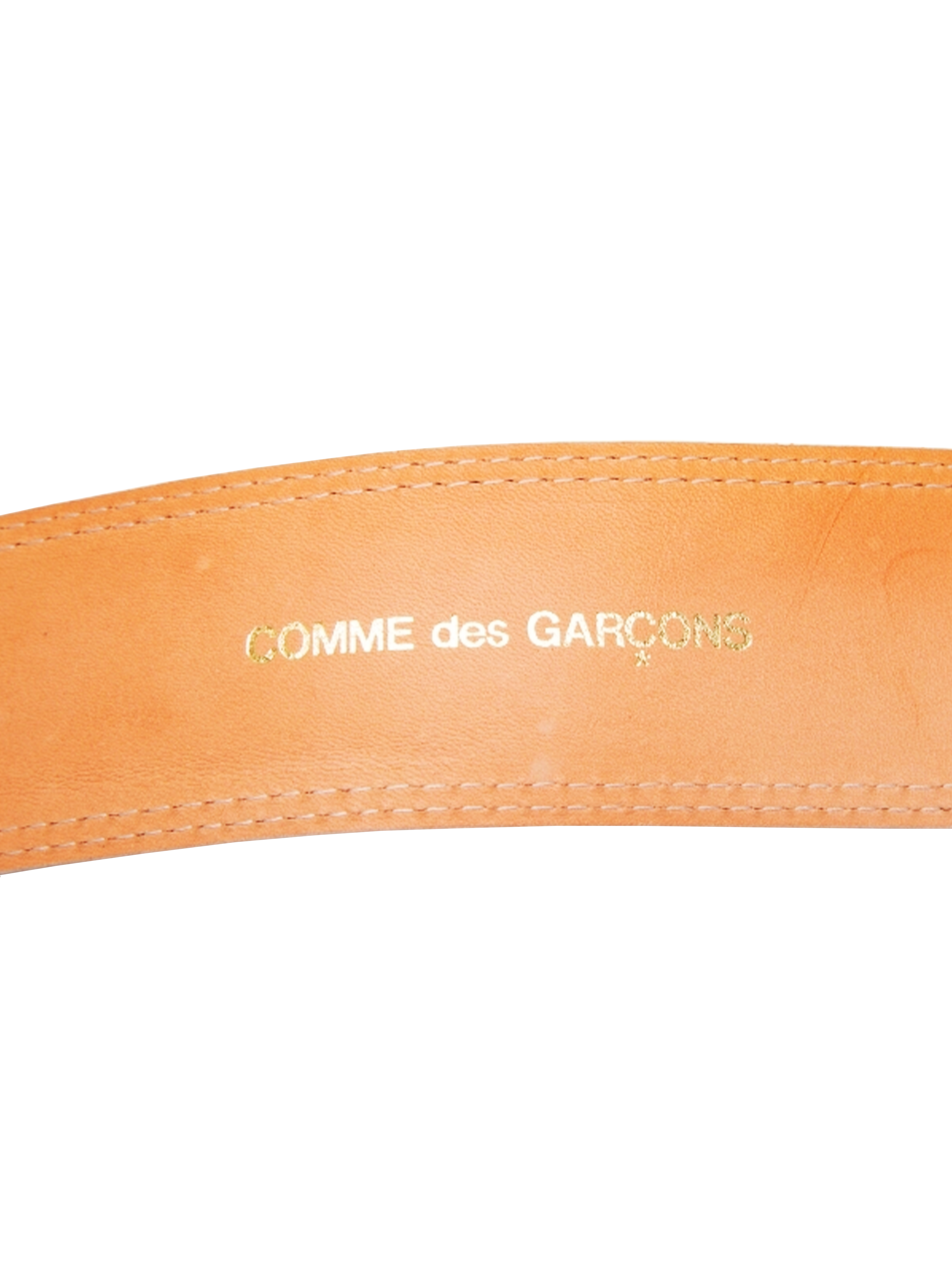 Comme Des Garcons 2000s Glove Design Leather Belt