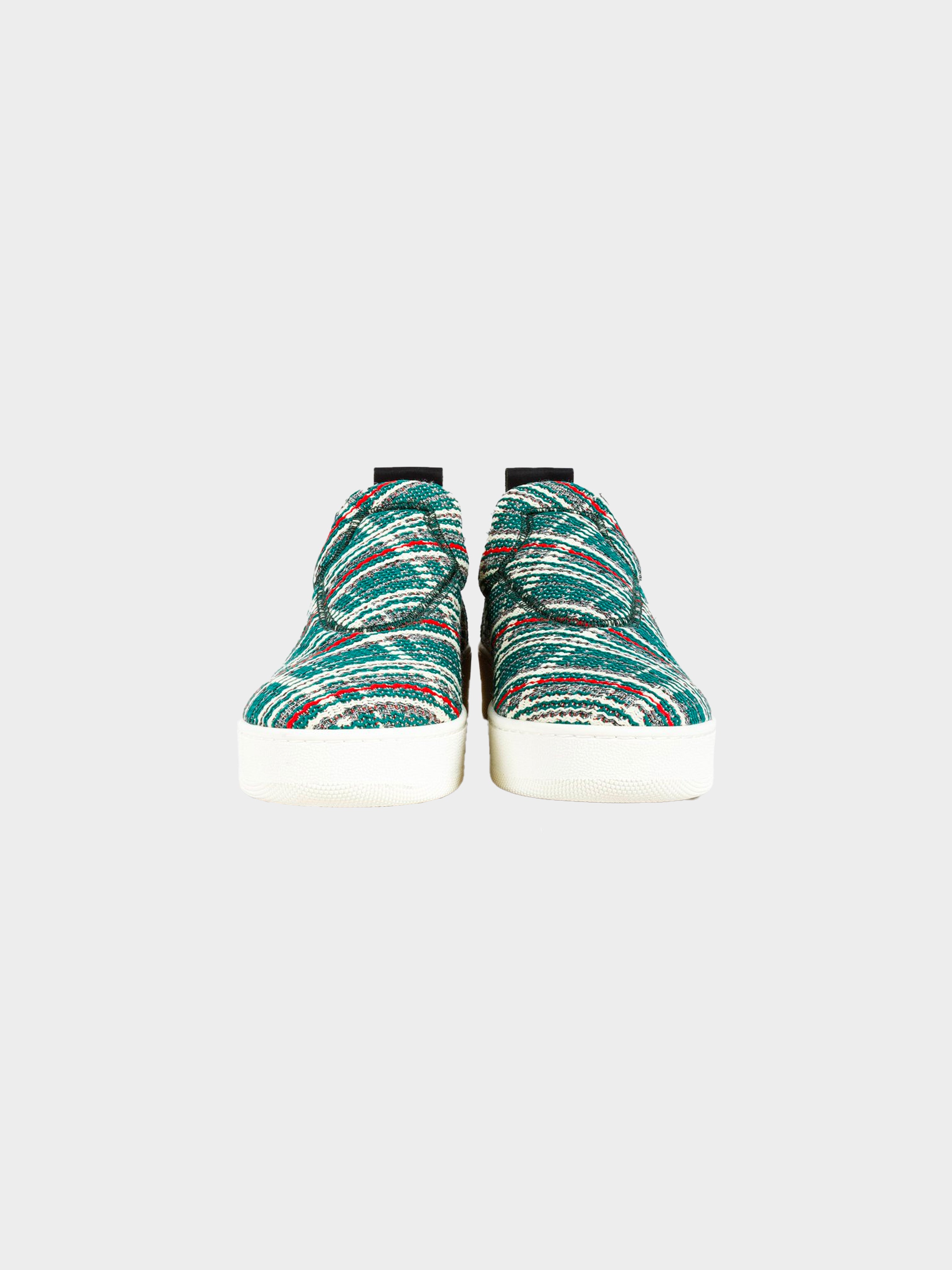 C line SS14 by Pheobe Philo Tweed Platform Sneakers INTO