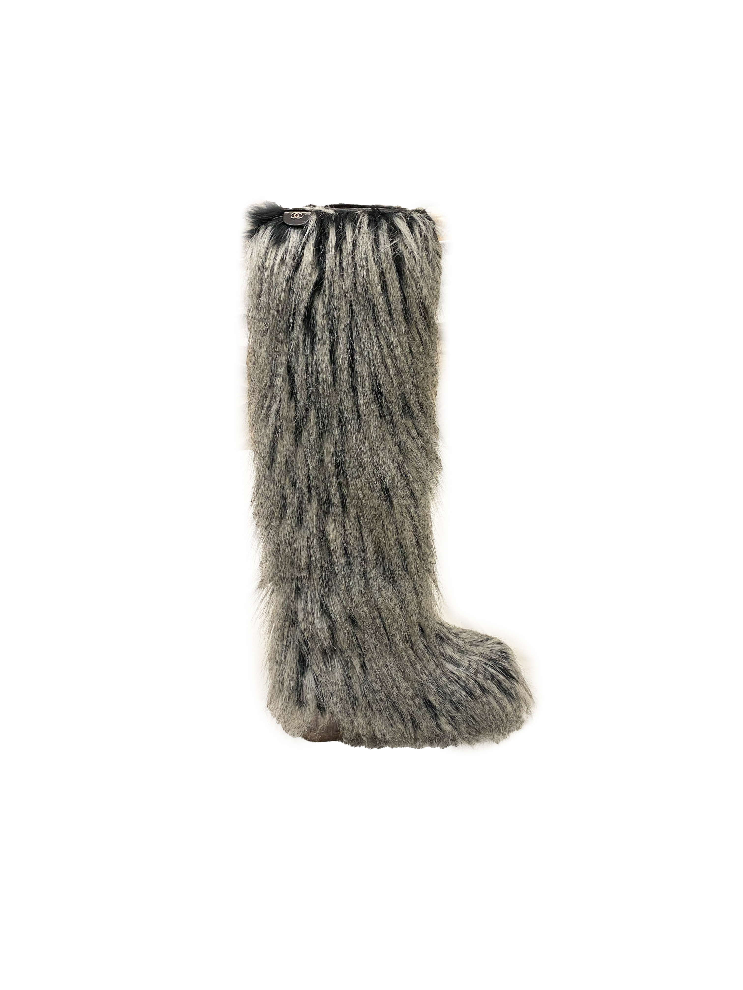 Knee High Faux Fur Yeti Boots