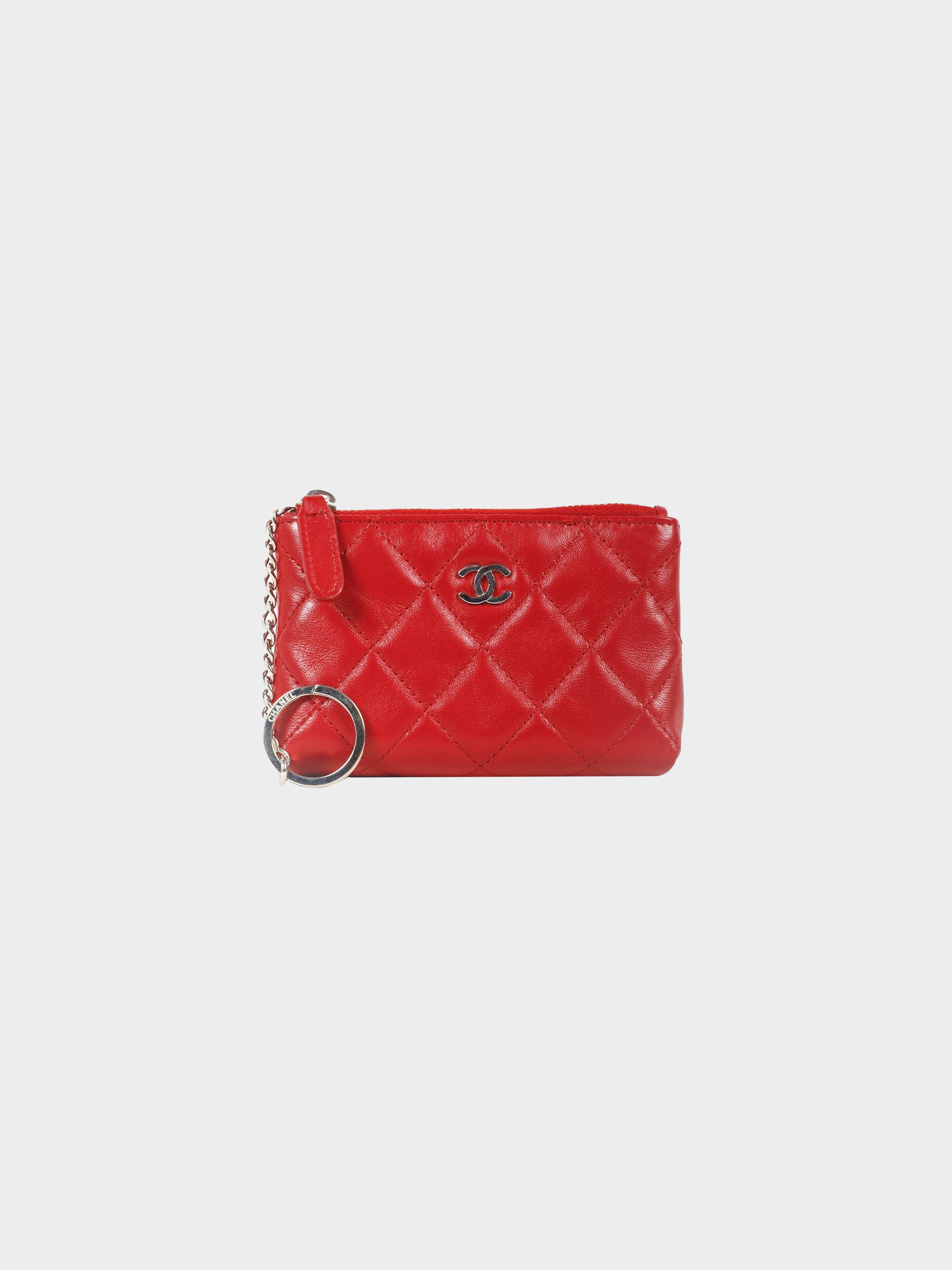 CHANEL Pre-Owned 2009 Cambon Line CC Patch Keycase - Farfetch