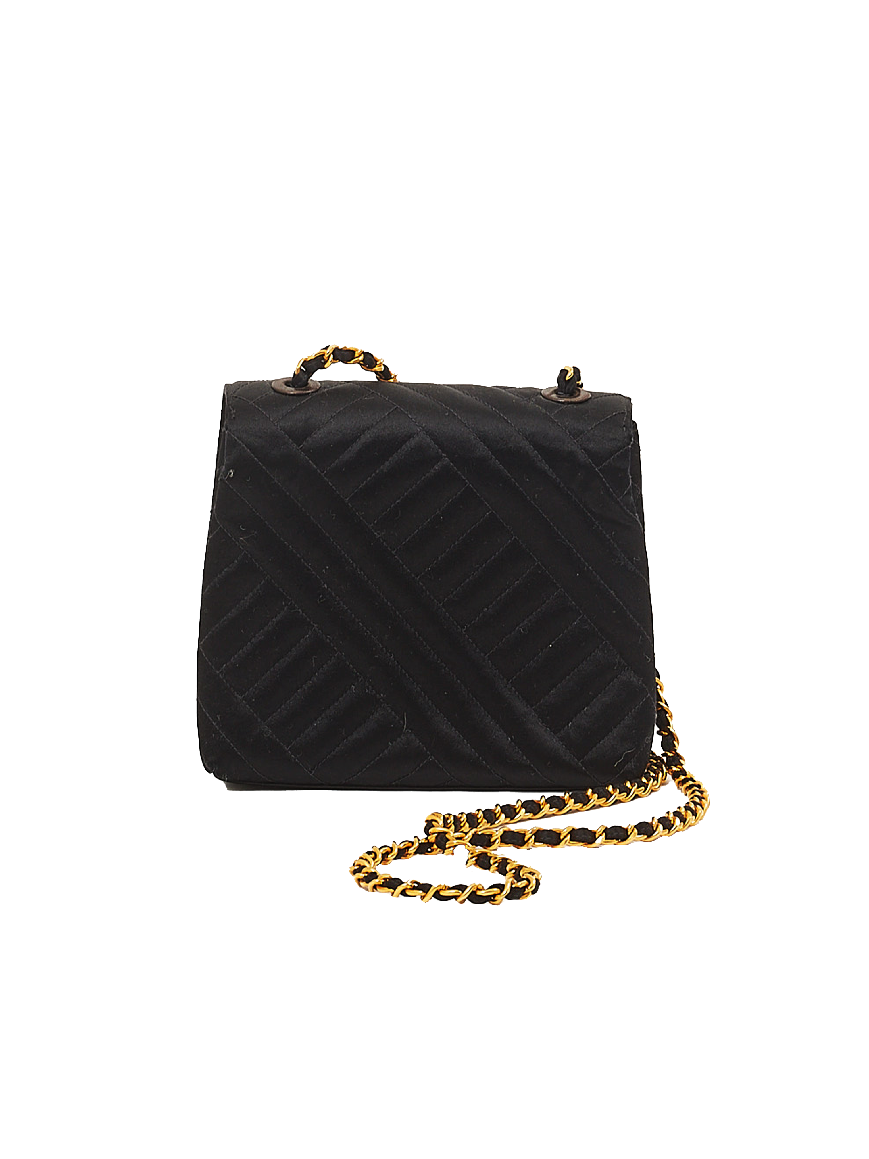 Chanel 1994 Satin 24K Gold Bag · INTO