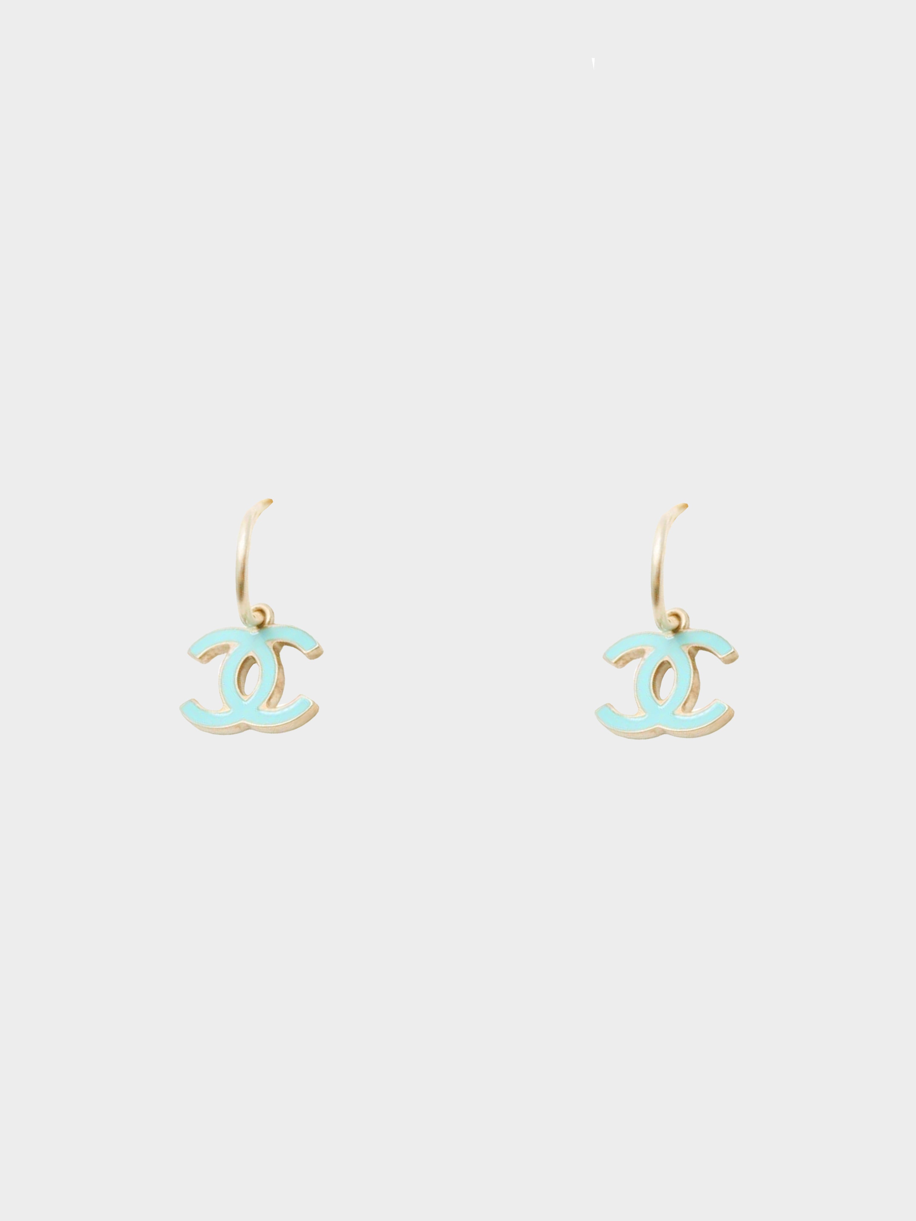 Chanel Spring 2008 Turquoise Earrings · INTO