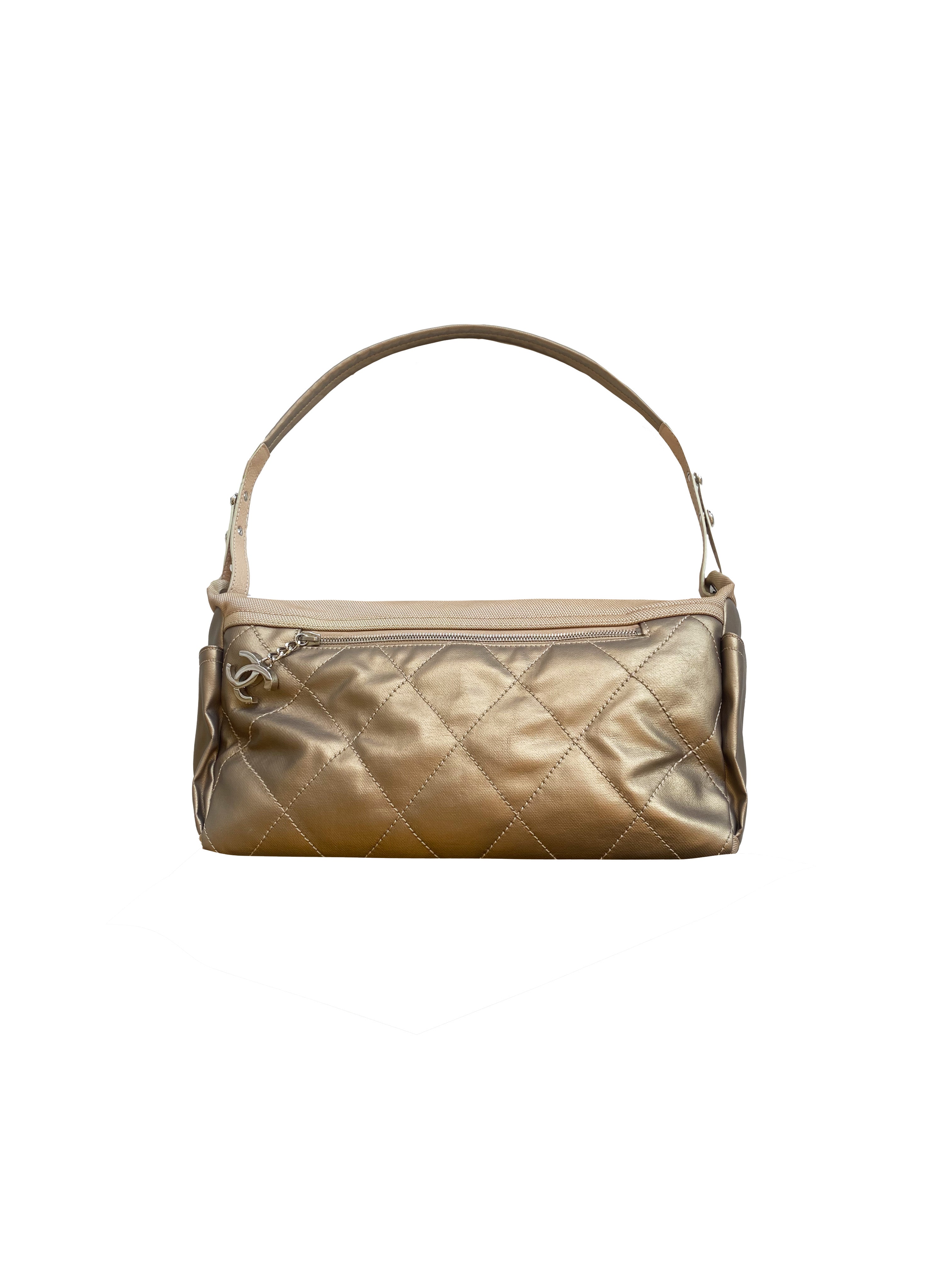 Chanel 2006 Bronze Large Shoulder Bag
