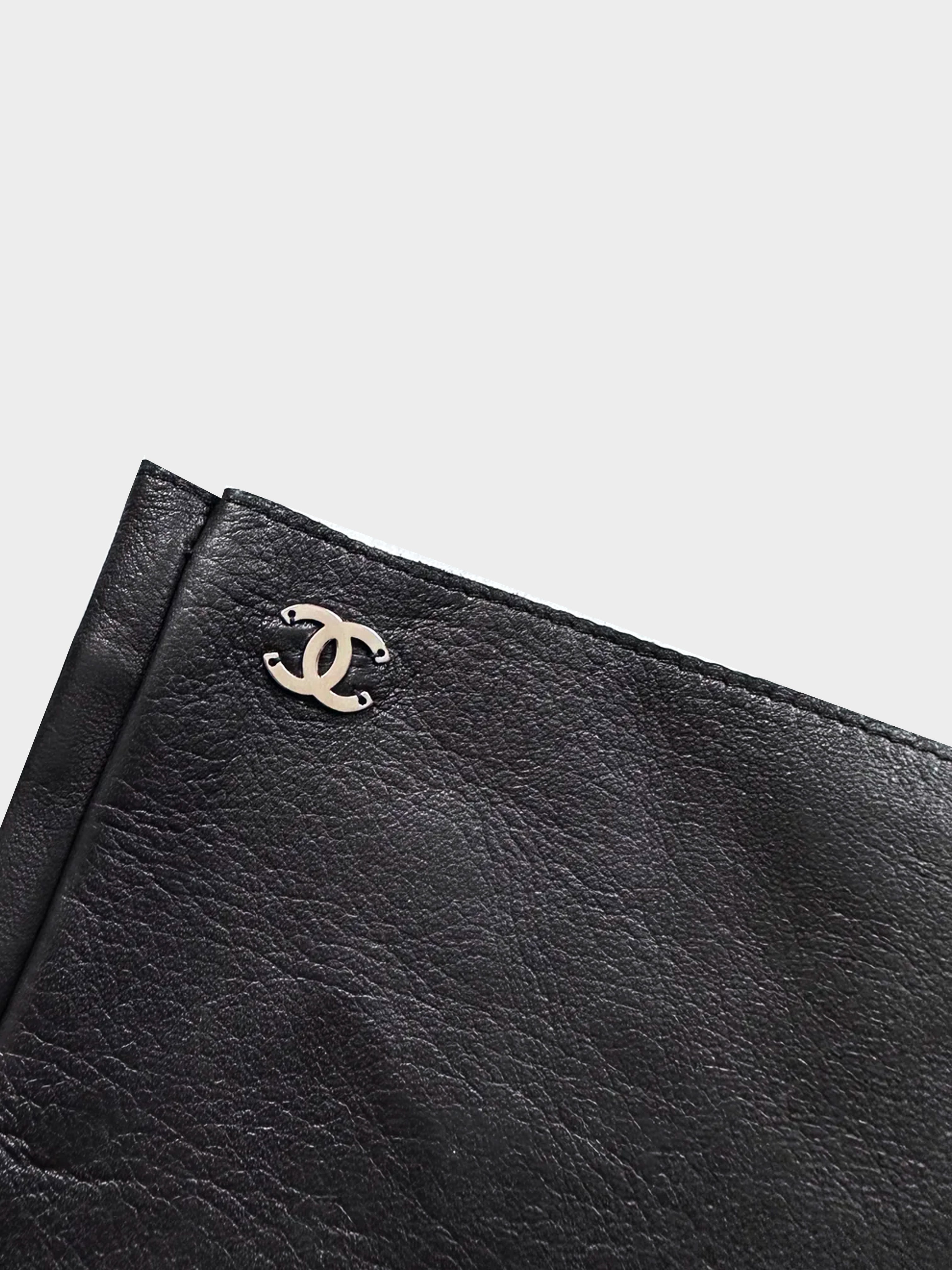 Chanel Spring Summer 2019 Leather Pouch Gloves · INTO