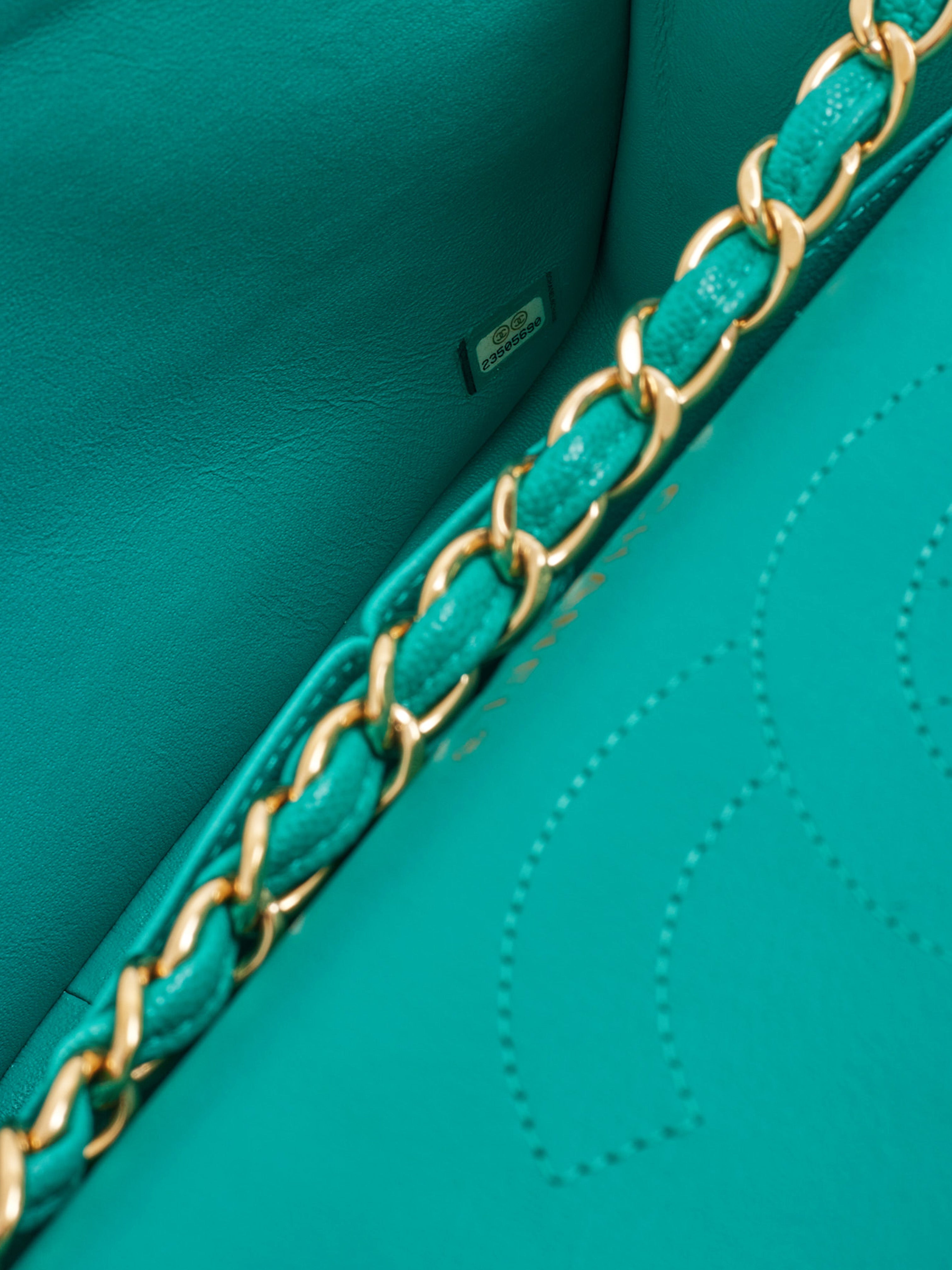 Chanel 2016 Turquoise Classic Flap Bag