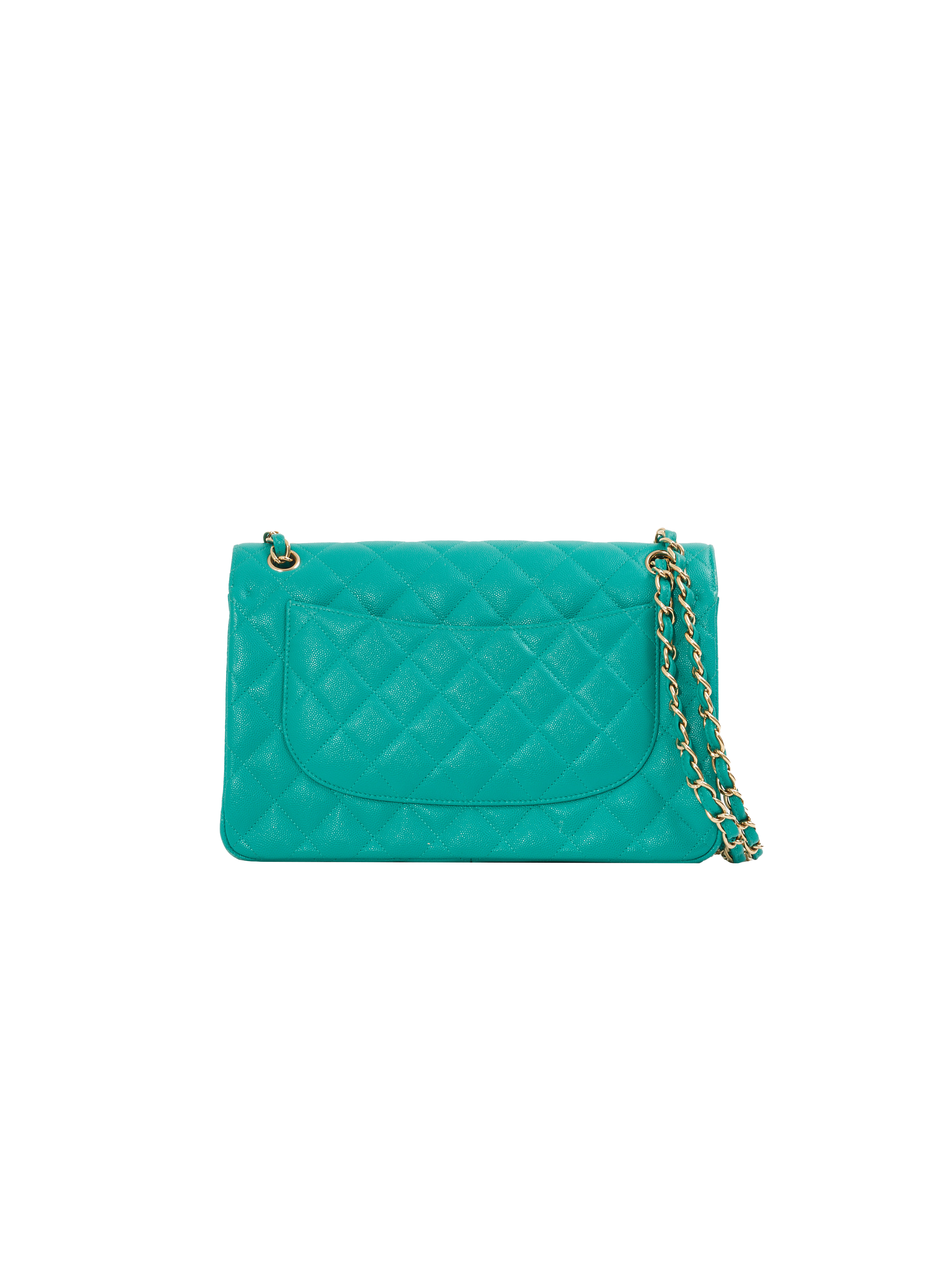 Chanel 2016 Turquoise Classic Flap Bag · INTO