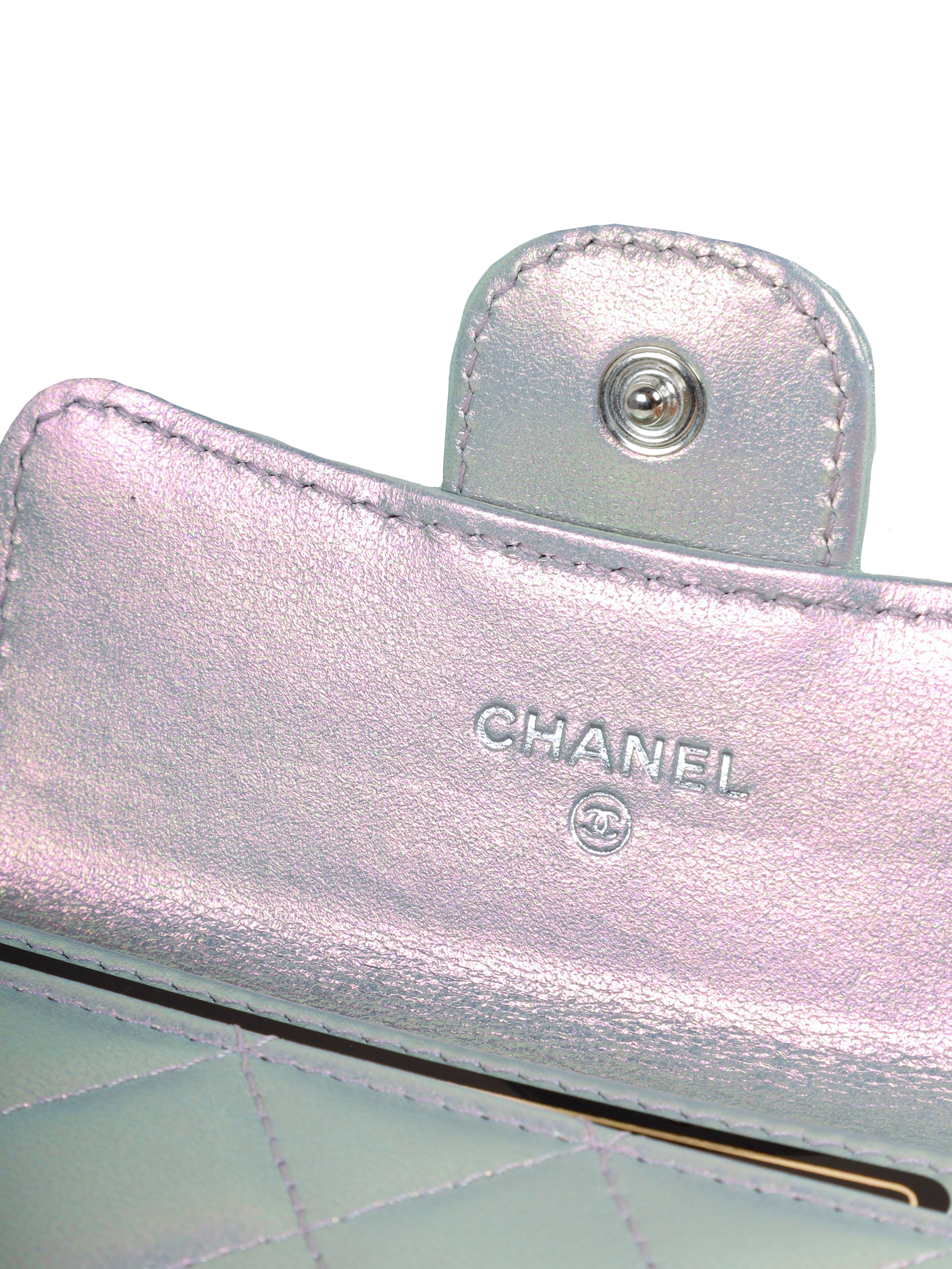 Chanel 2021 Limited Edition Holographic Wallet