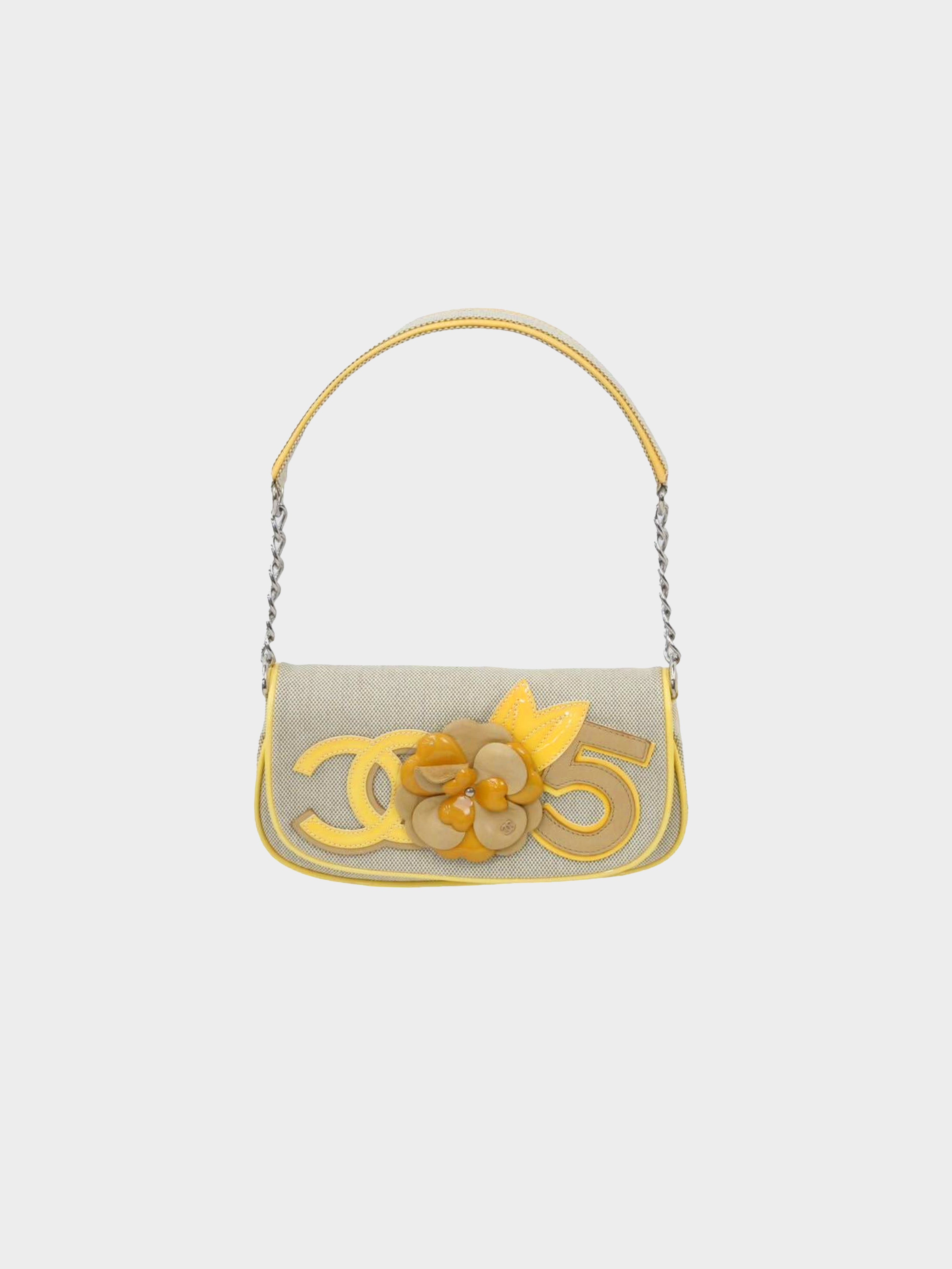 Chanel 2005 Yellow N°5 Camellia Bag · INTO