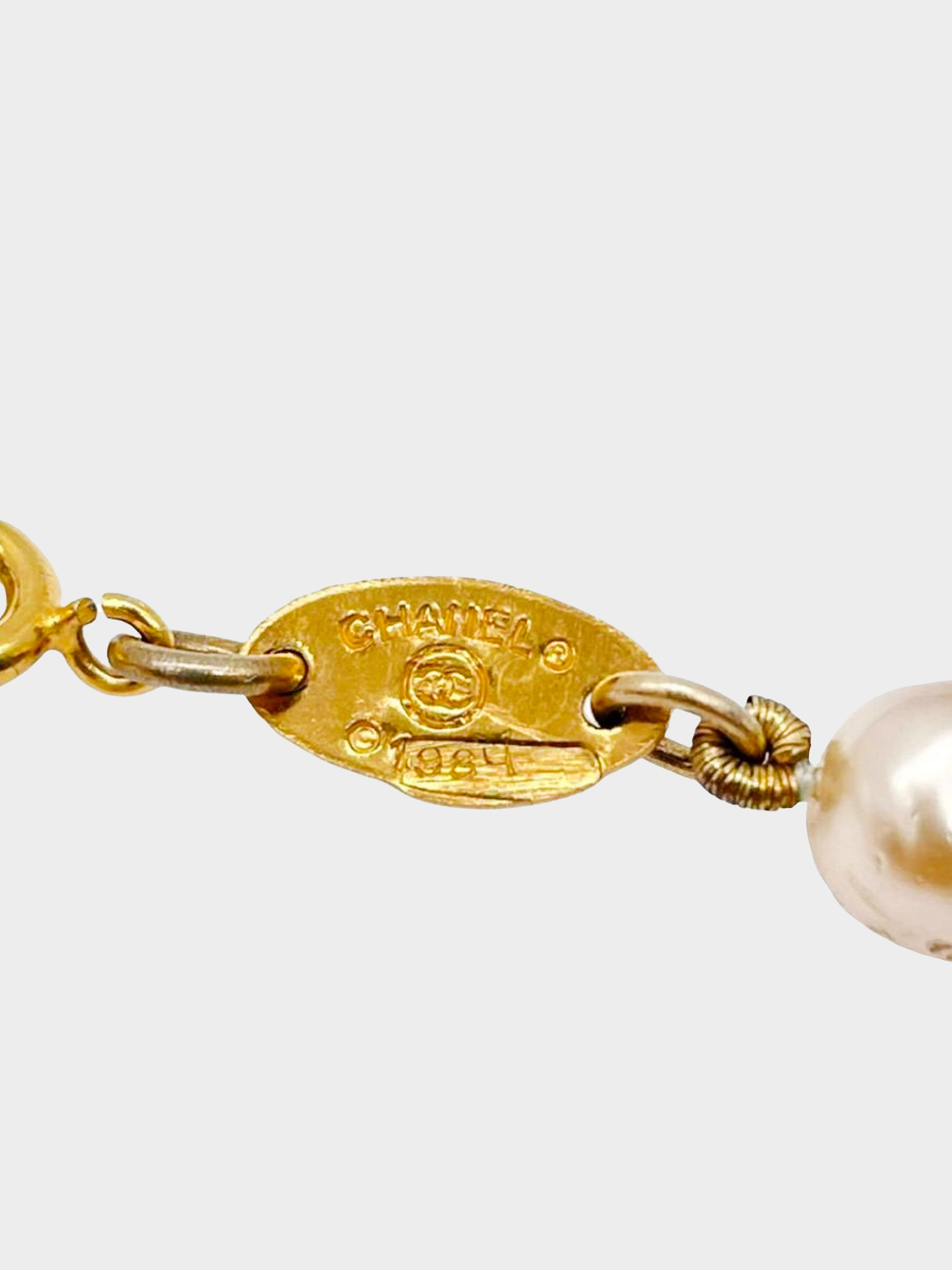 Chanel 1984 Double Pearl Necklace · INTO