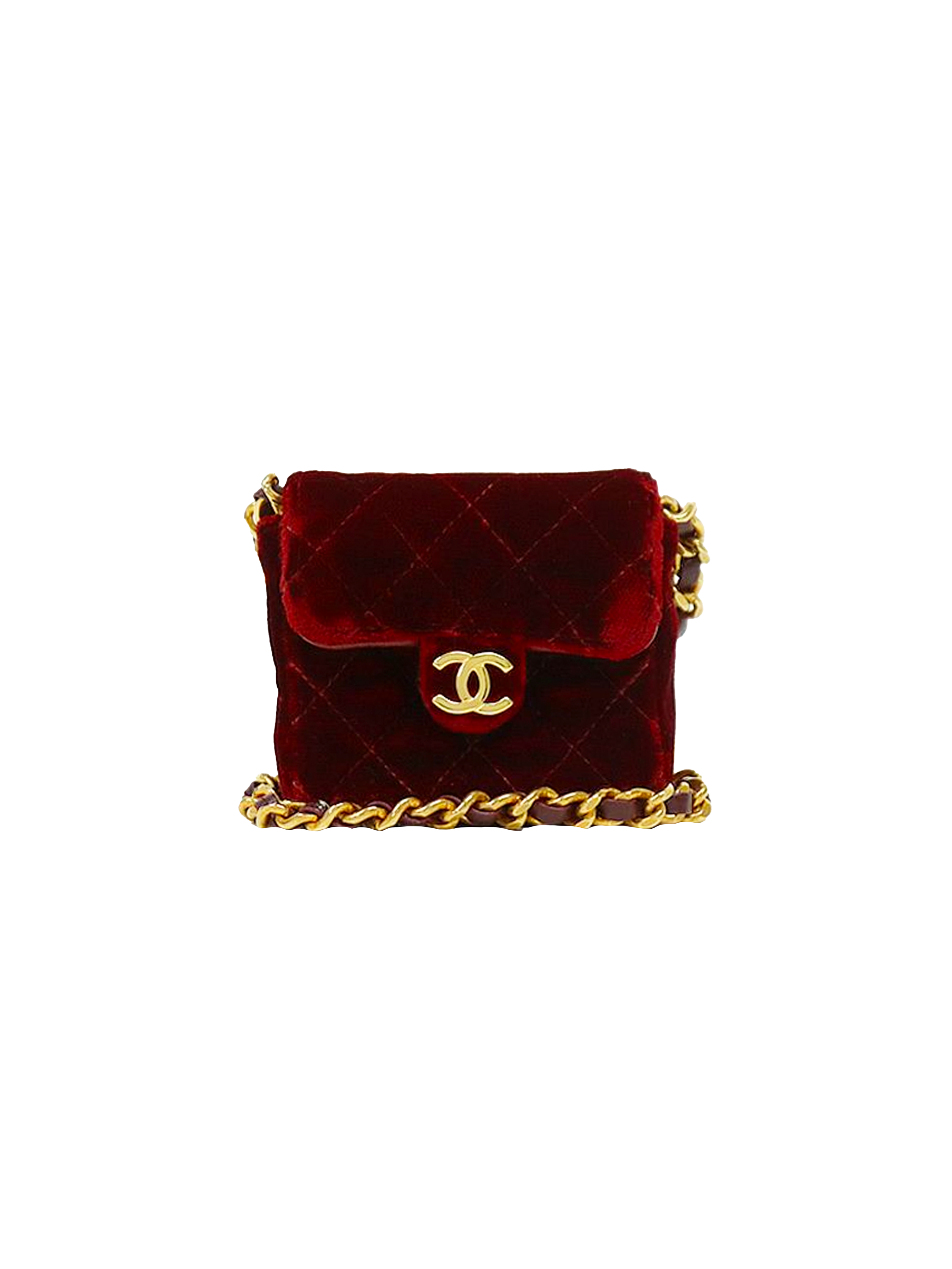 chanel flap bag velvet