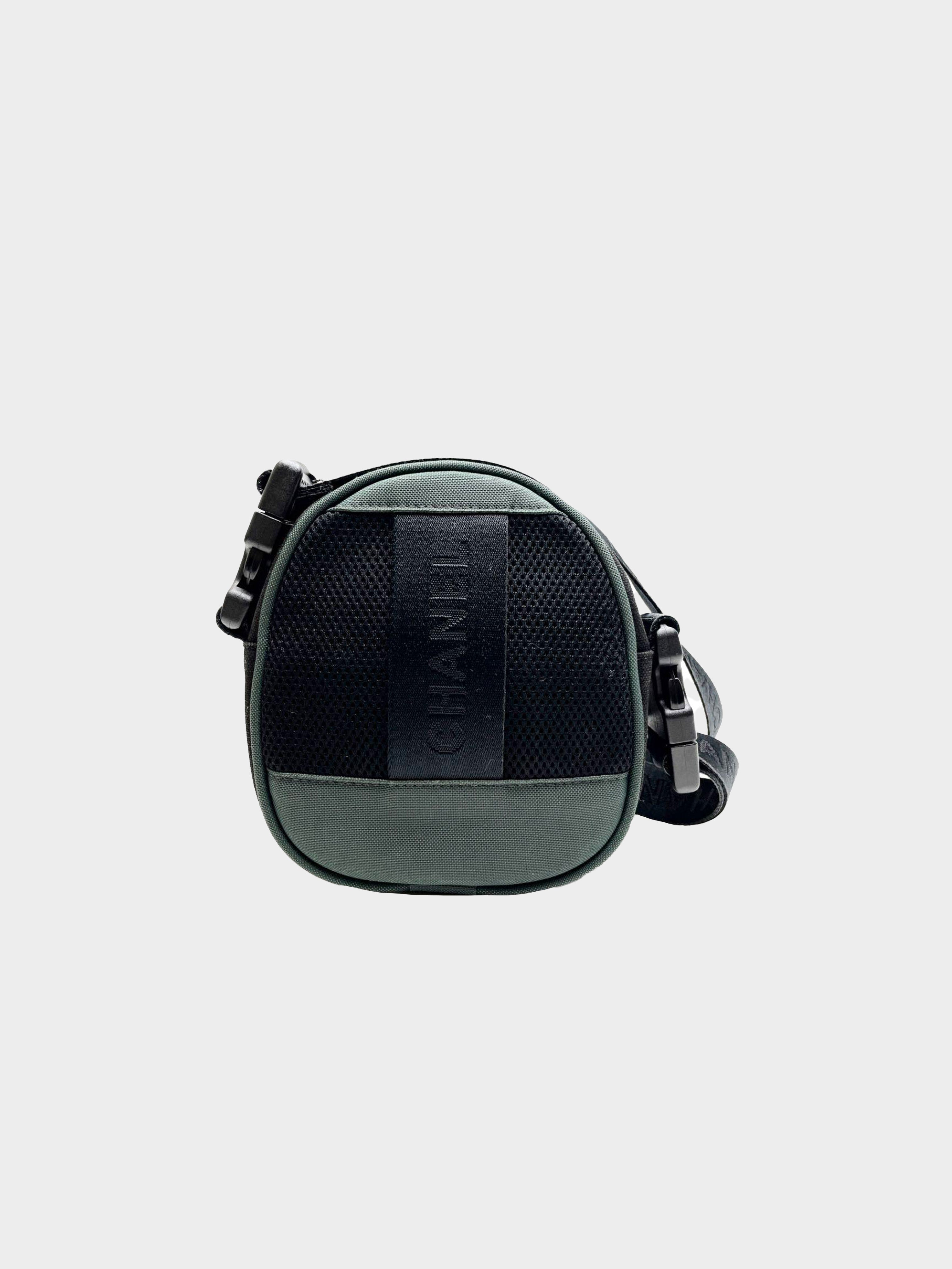 Chanel Grey Sports Line CC Waist Bag Belt Pouch Fanny Pack 240171
