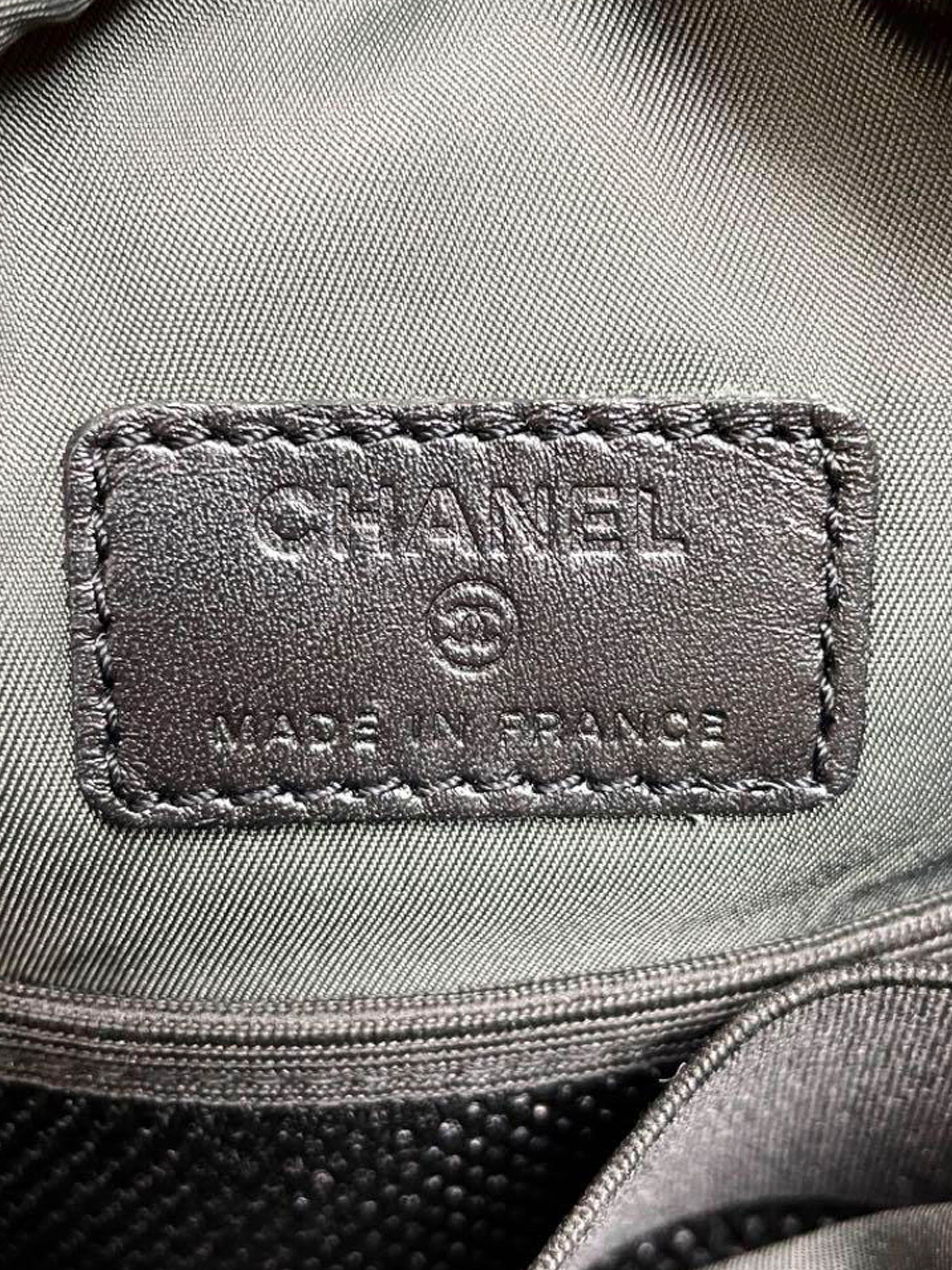 Chanel 2003 Sports Line Green Nylon Bag