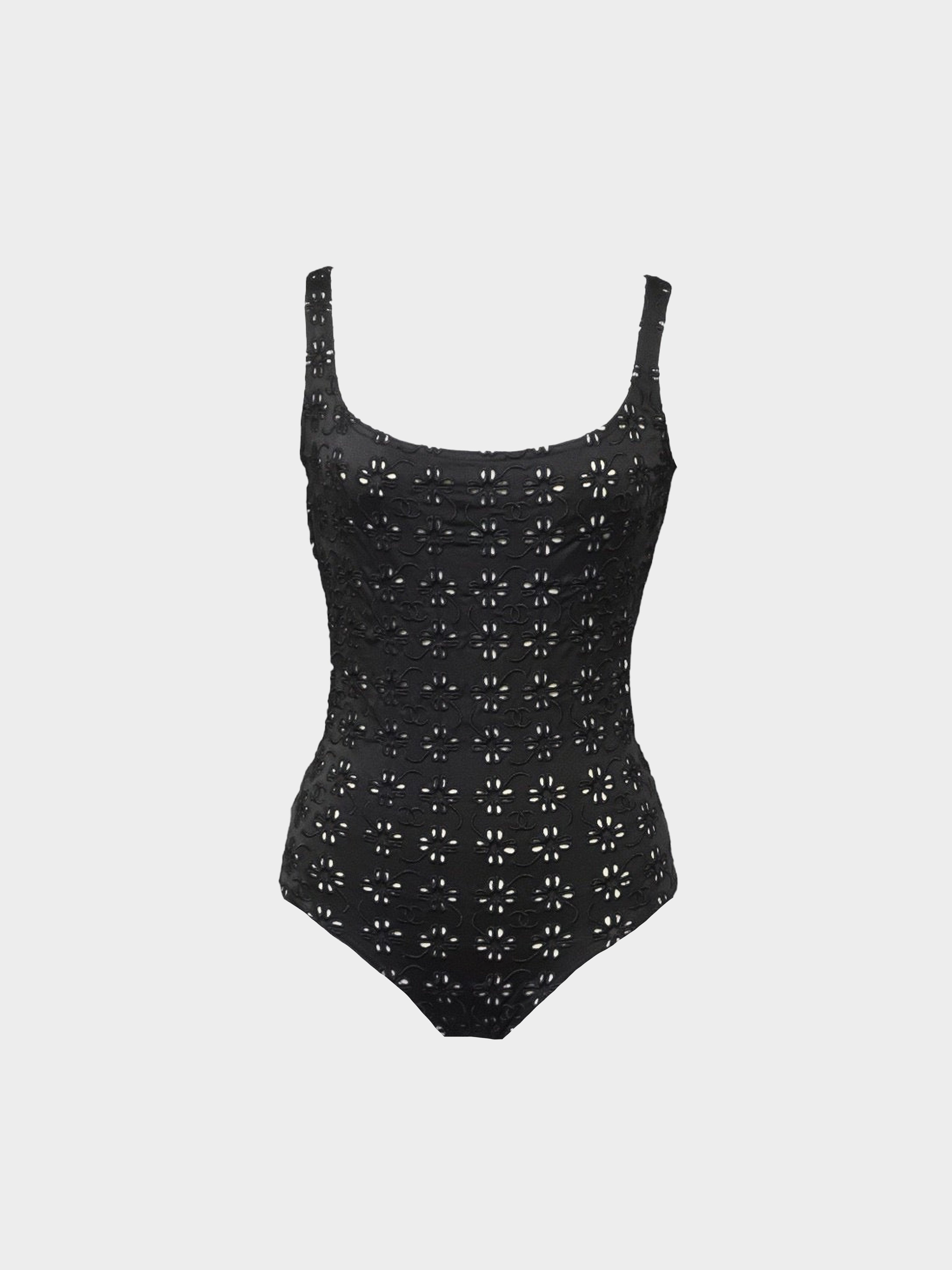 Chanel sales black swimsuit