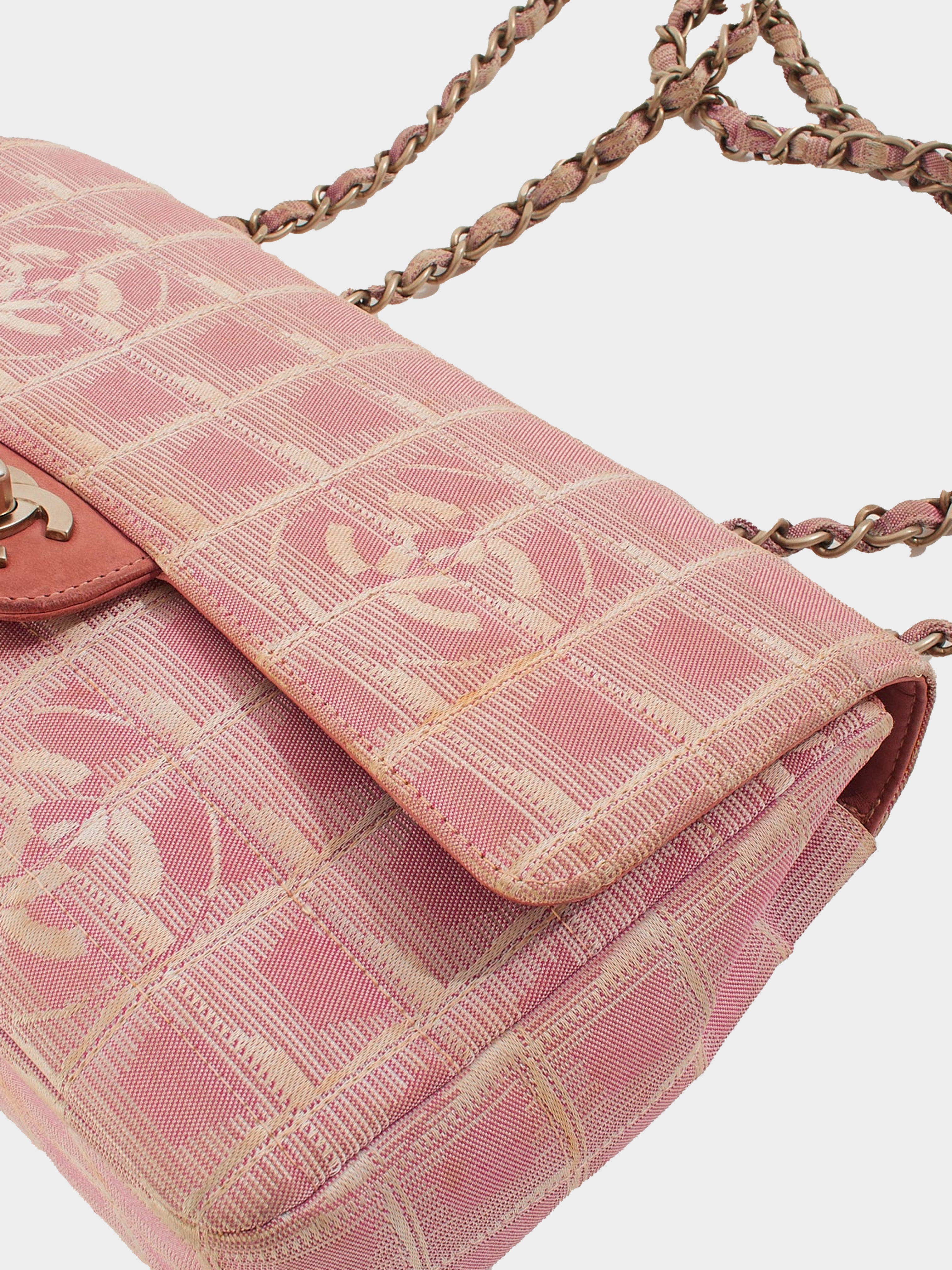 Chanel 2001 Travel Linge Pink Flap Bag · INTO