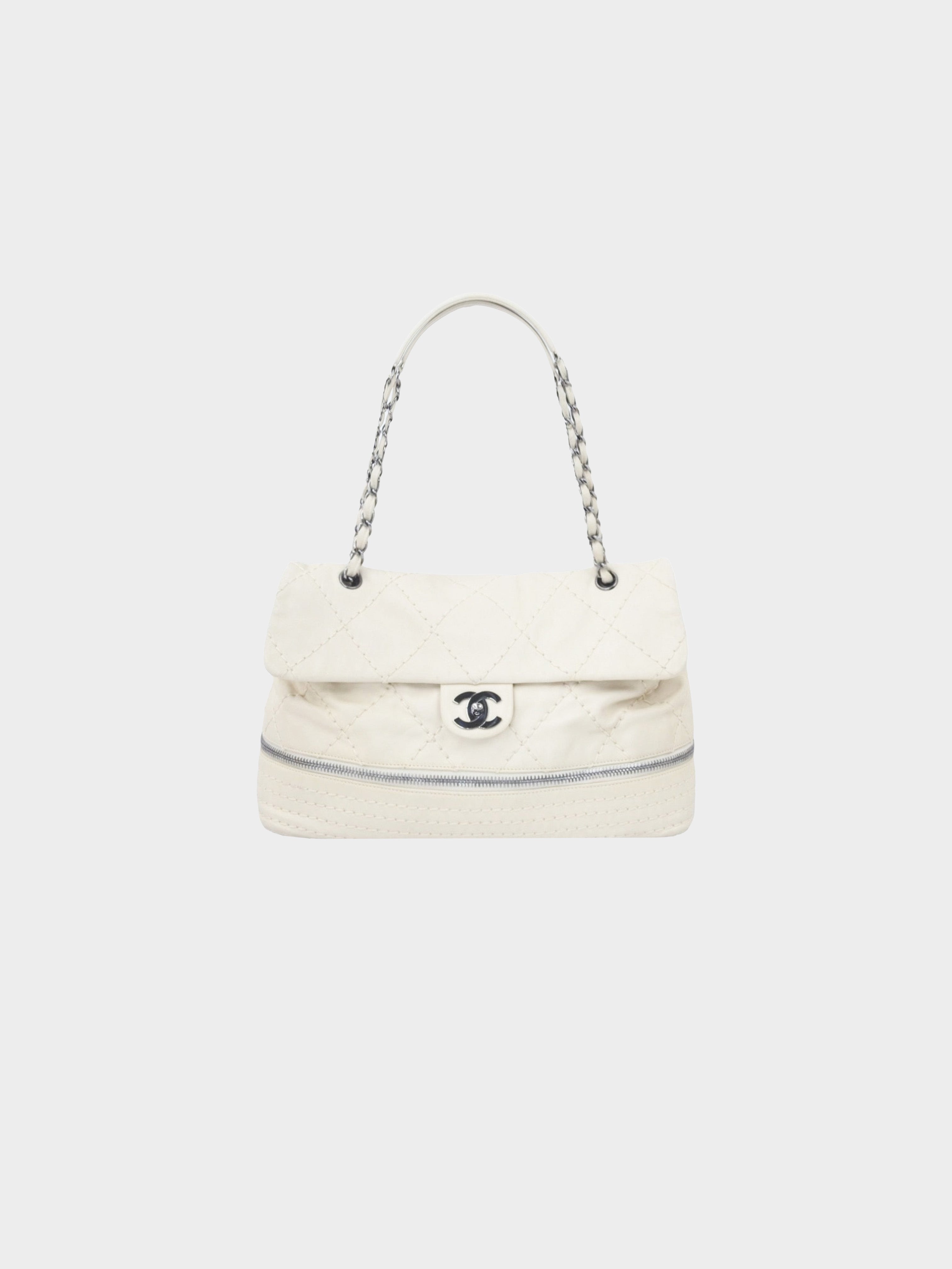 Chanel 2006 White Icons Secret Label Flap Bag · INTO