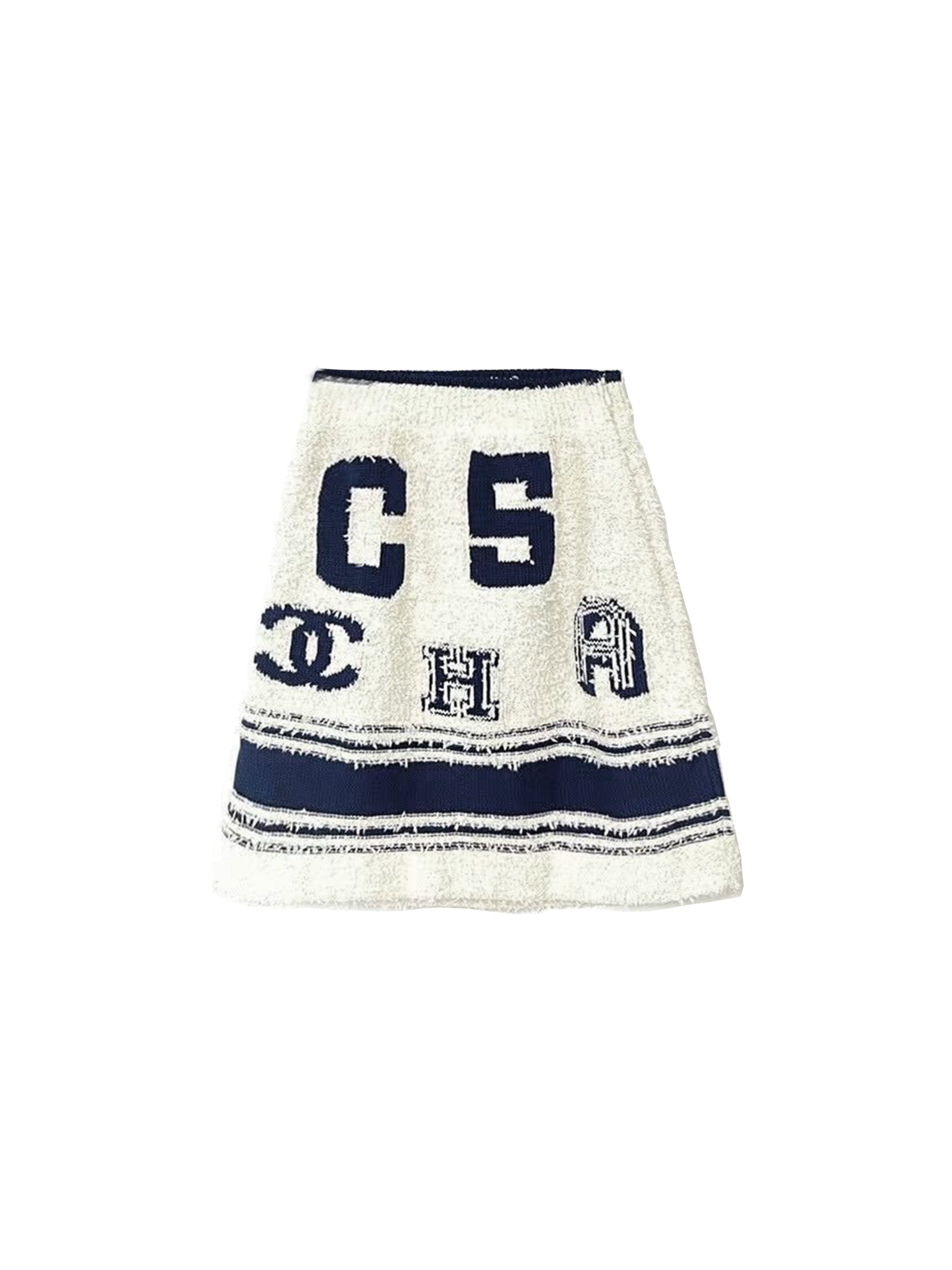 Chanel 2019 Varsity Boucle Skirt