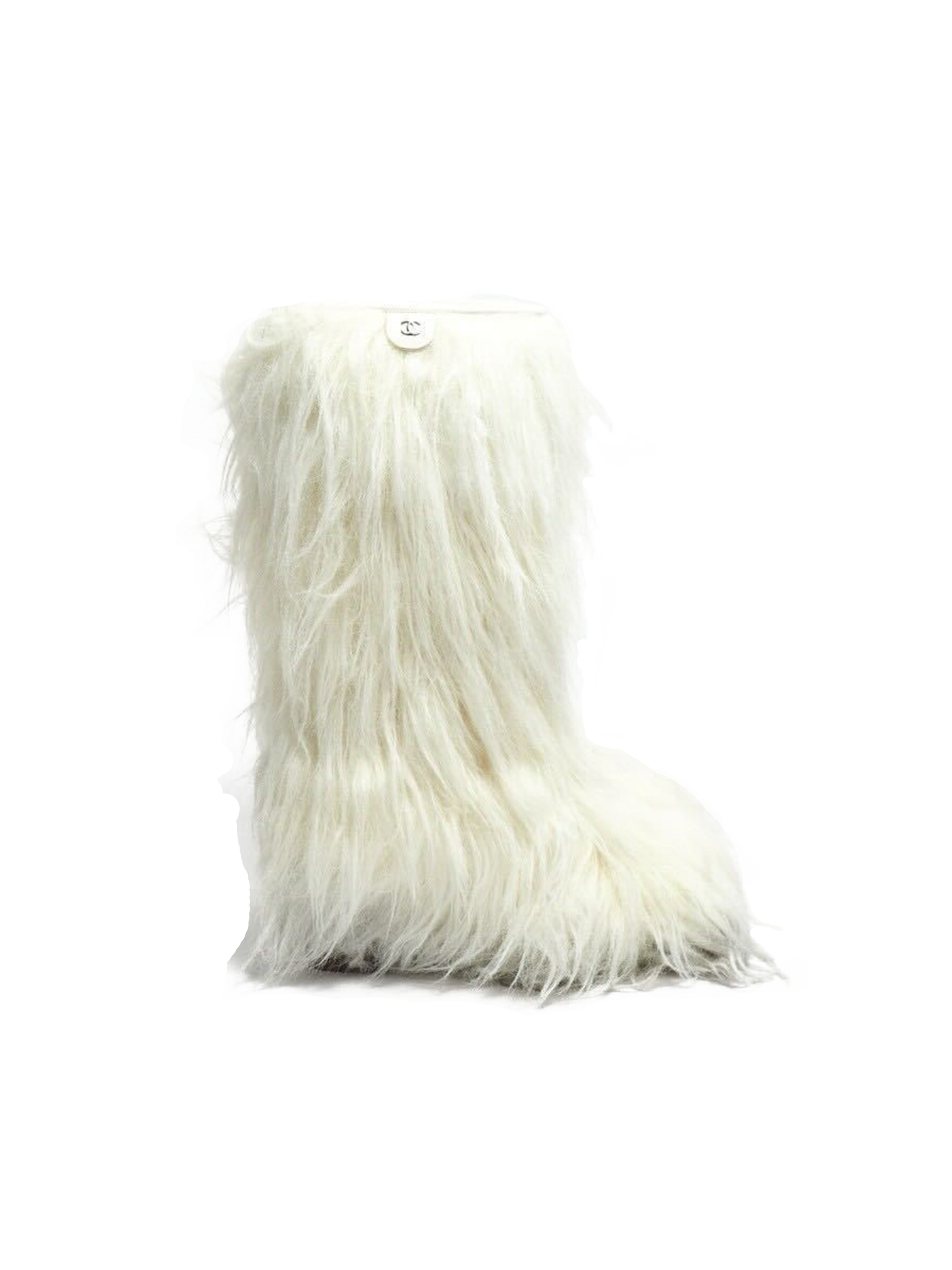 Chanel Fur Boots