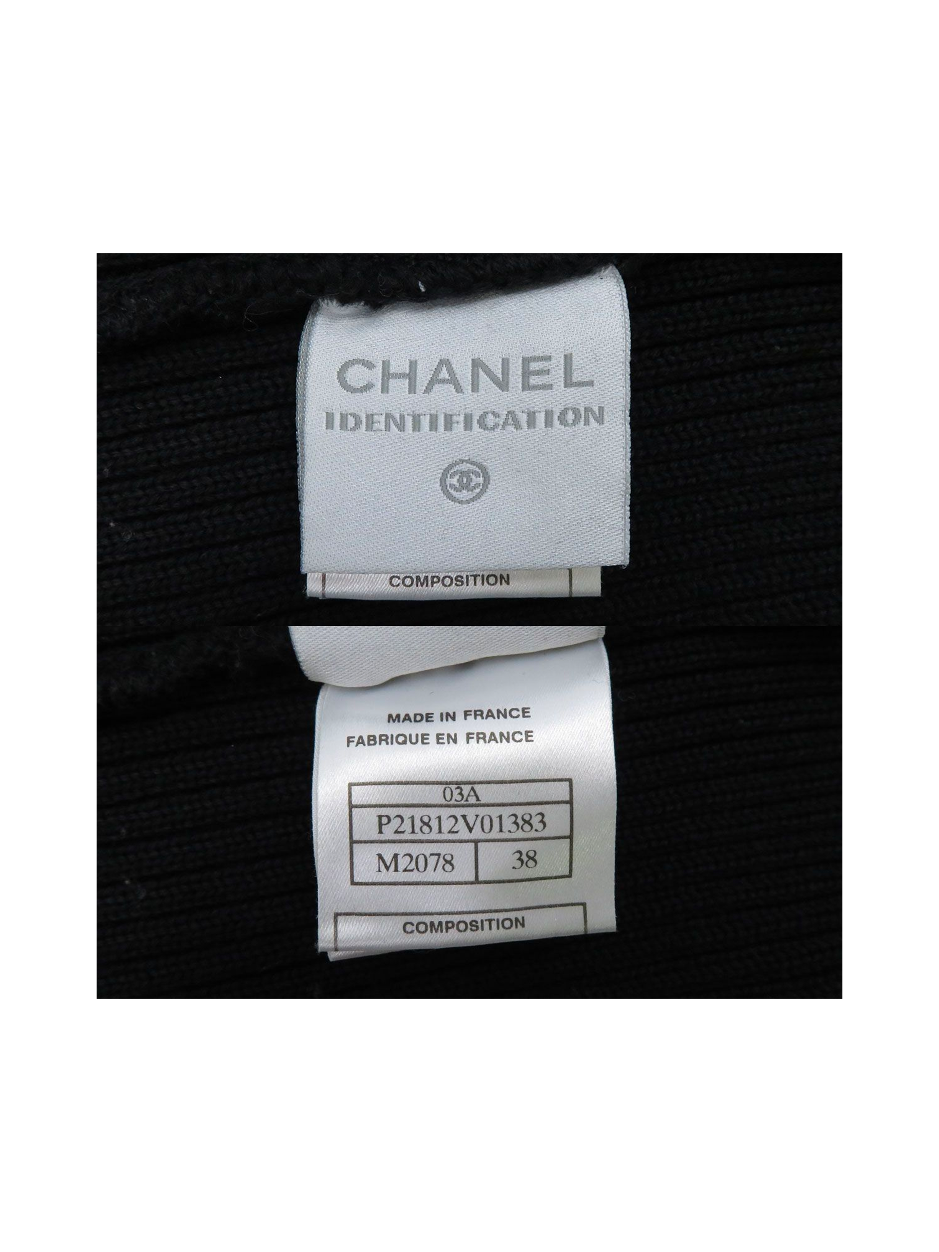 Chanel 2000s Knit Sports Full Zip Sweater