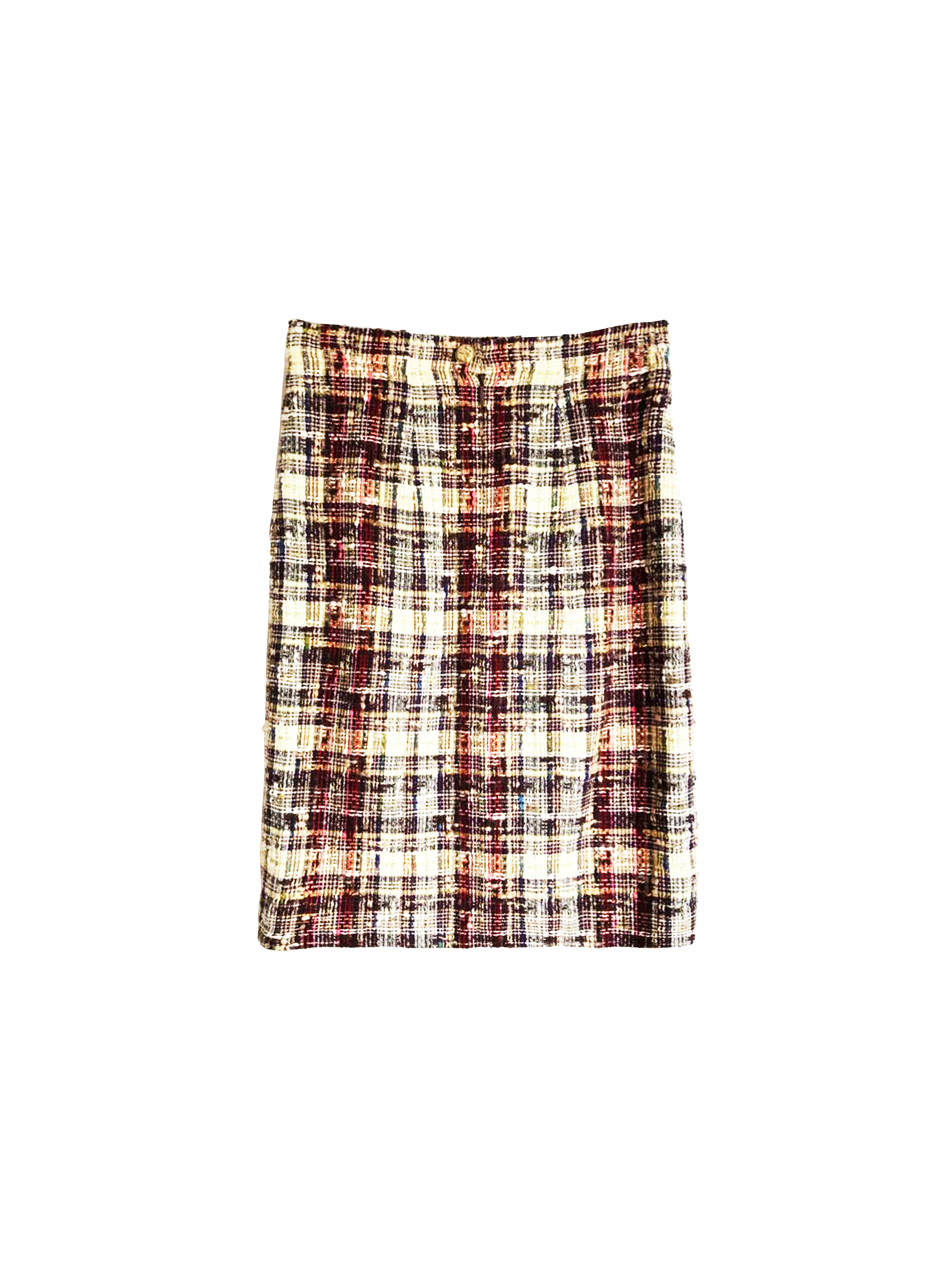 Chanel Runway Sample Tweed Pencil Skirt · INTO