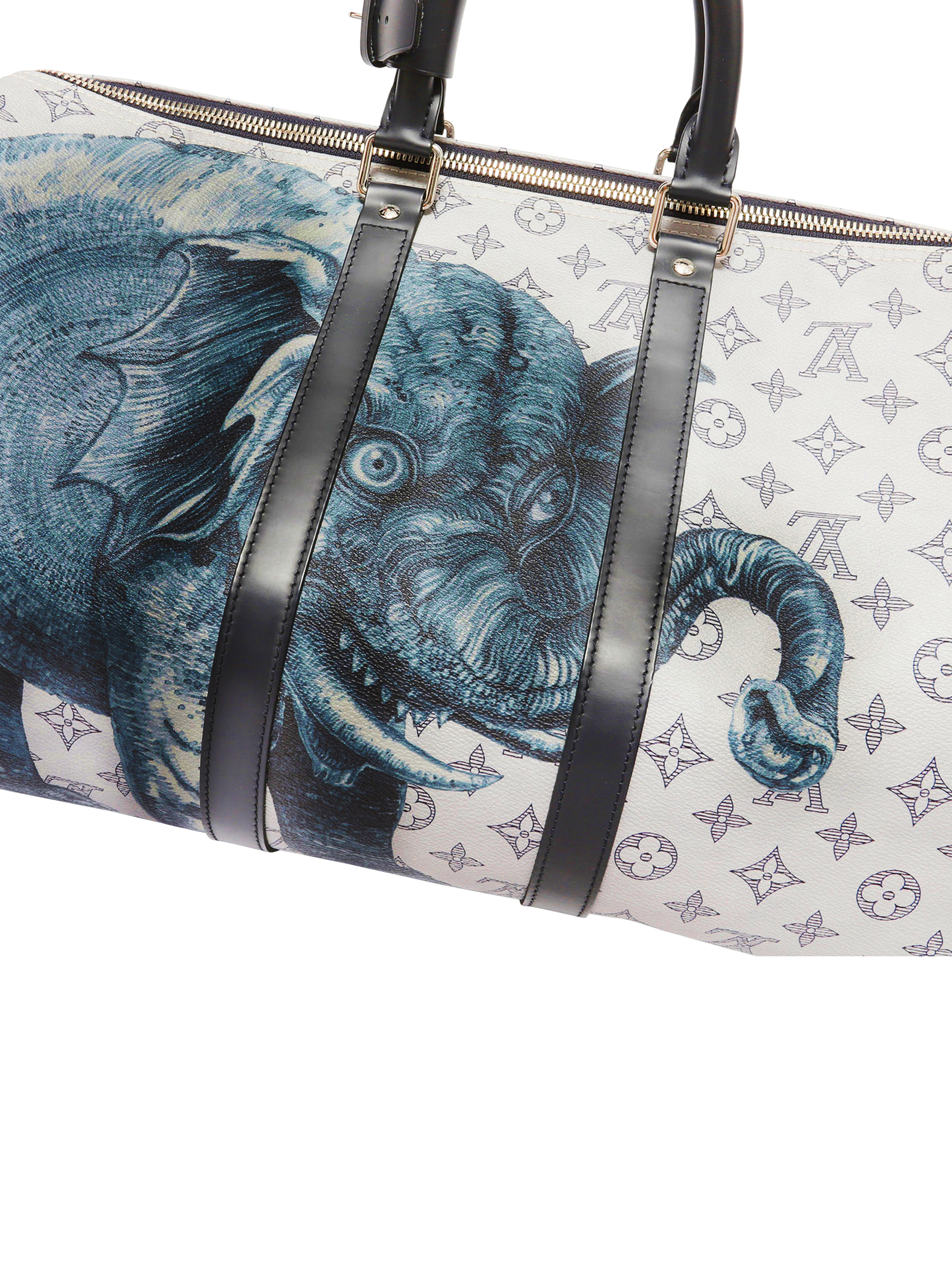 Louis Vuitton Monogram Savanna Elephant Chapman Brothers Shoulder Bag