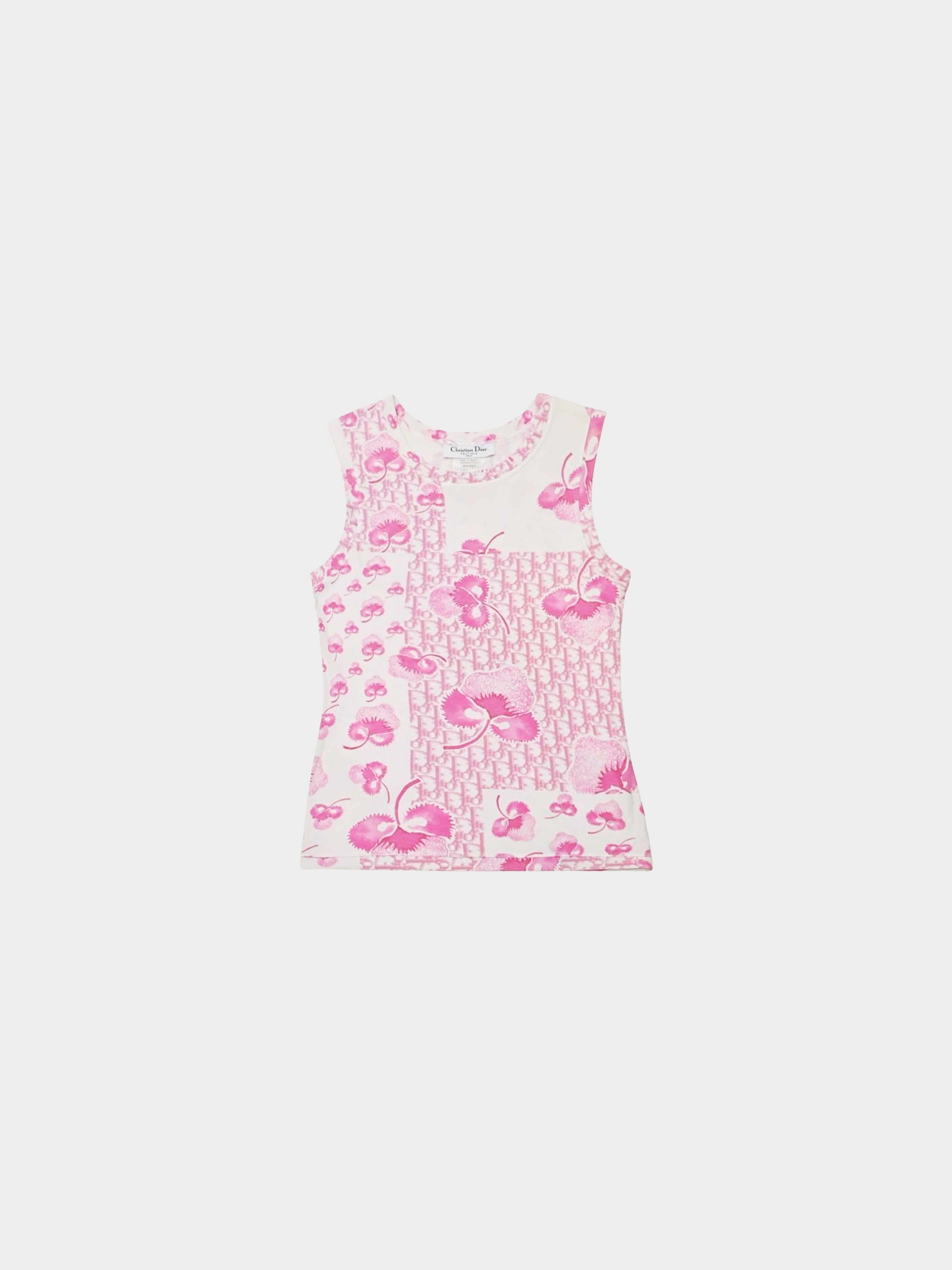 Christian Dior 2000s Pink Trotter Tank