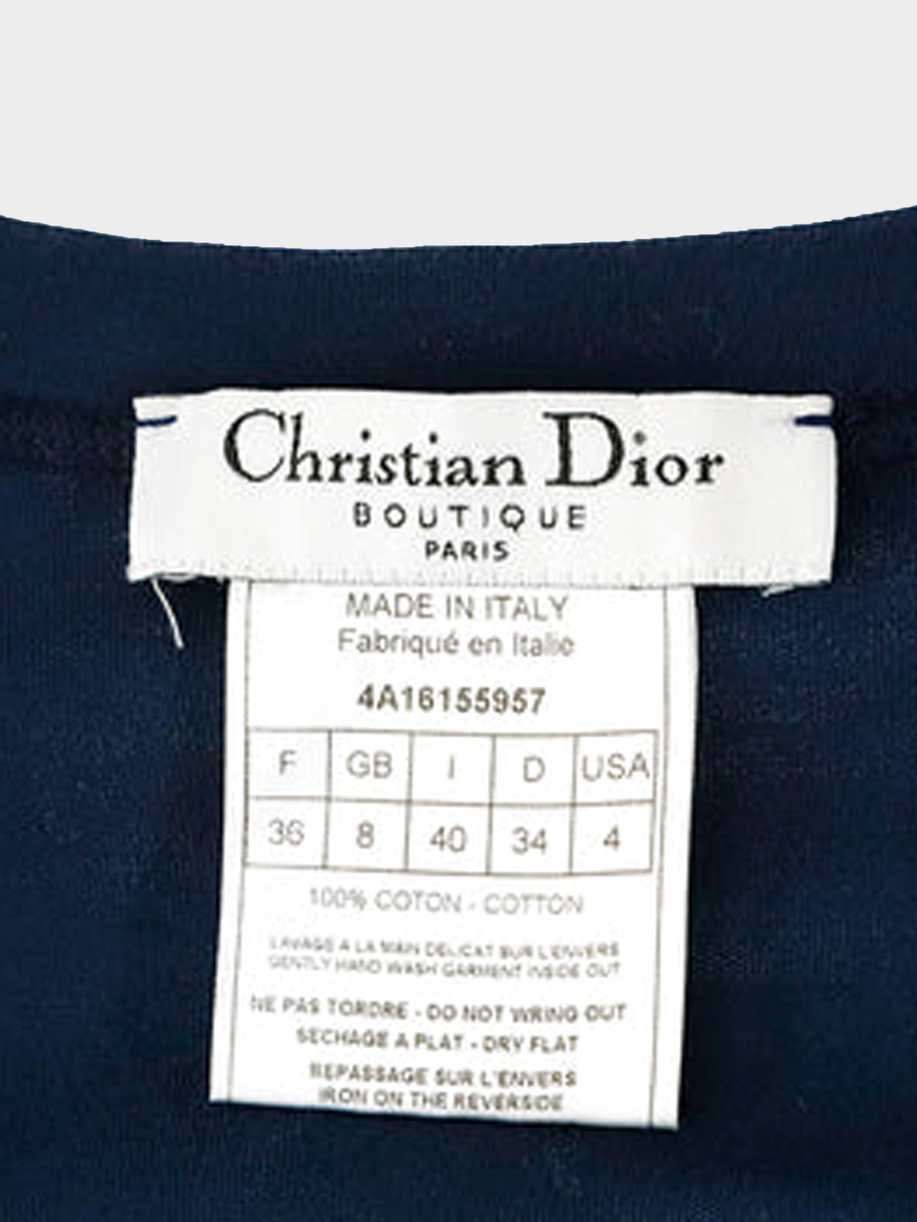 Christian Dior AW 2004 Navy I Love Dior Tee