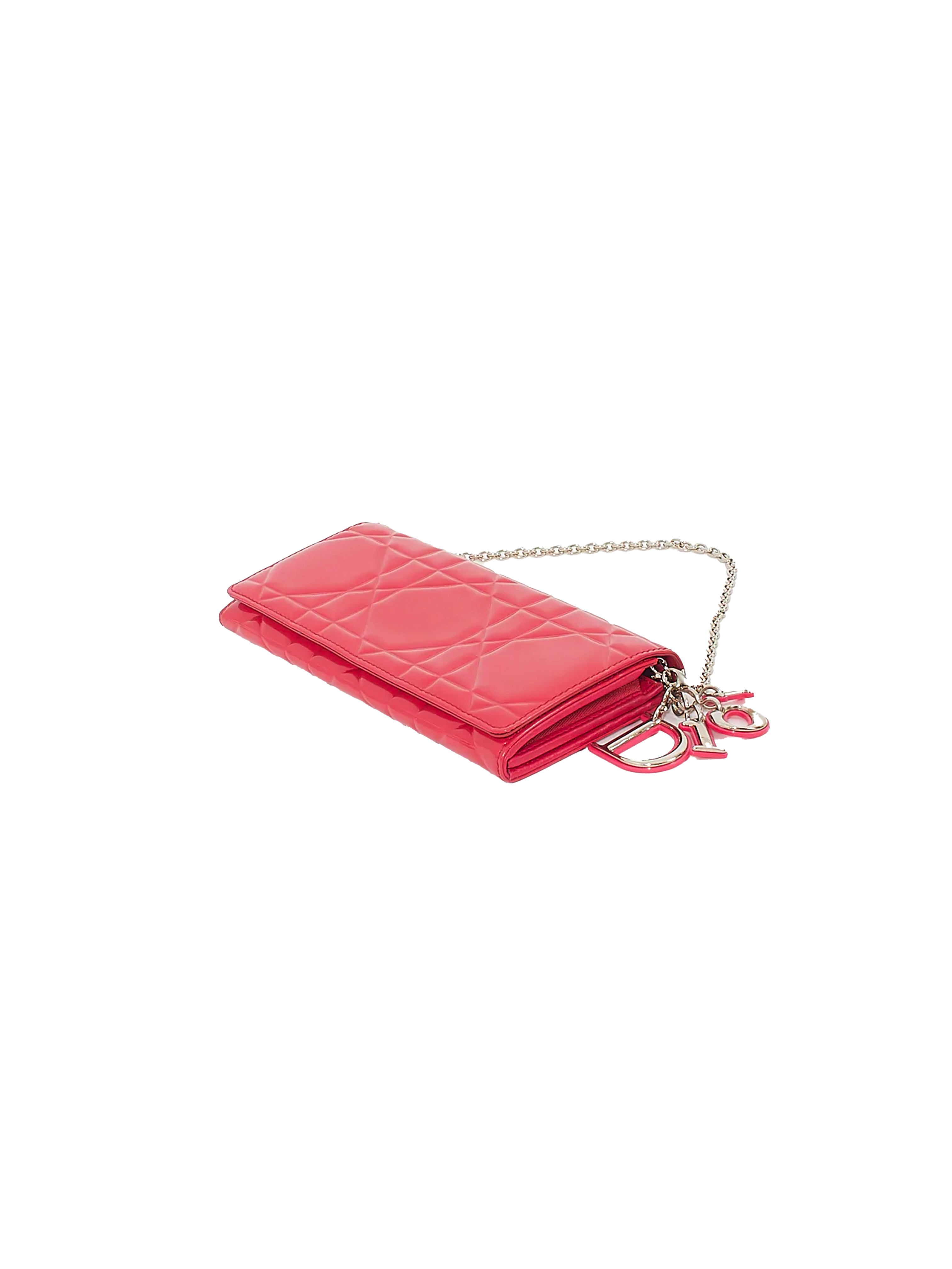 Christian Dior 2012 Fuschia Cannage Crossbody