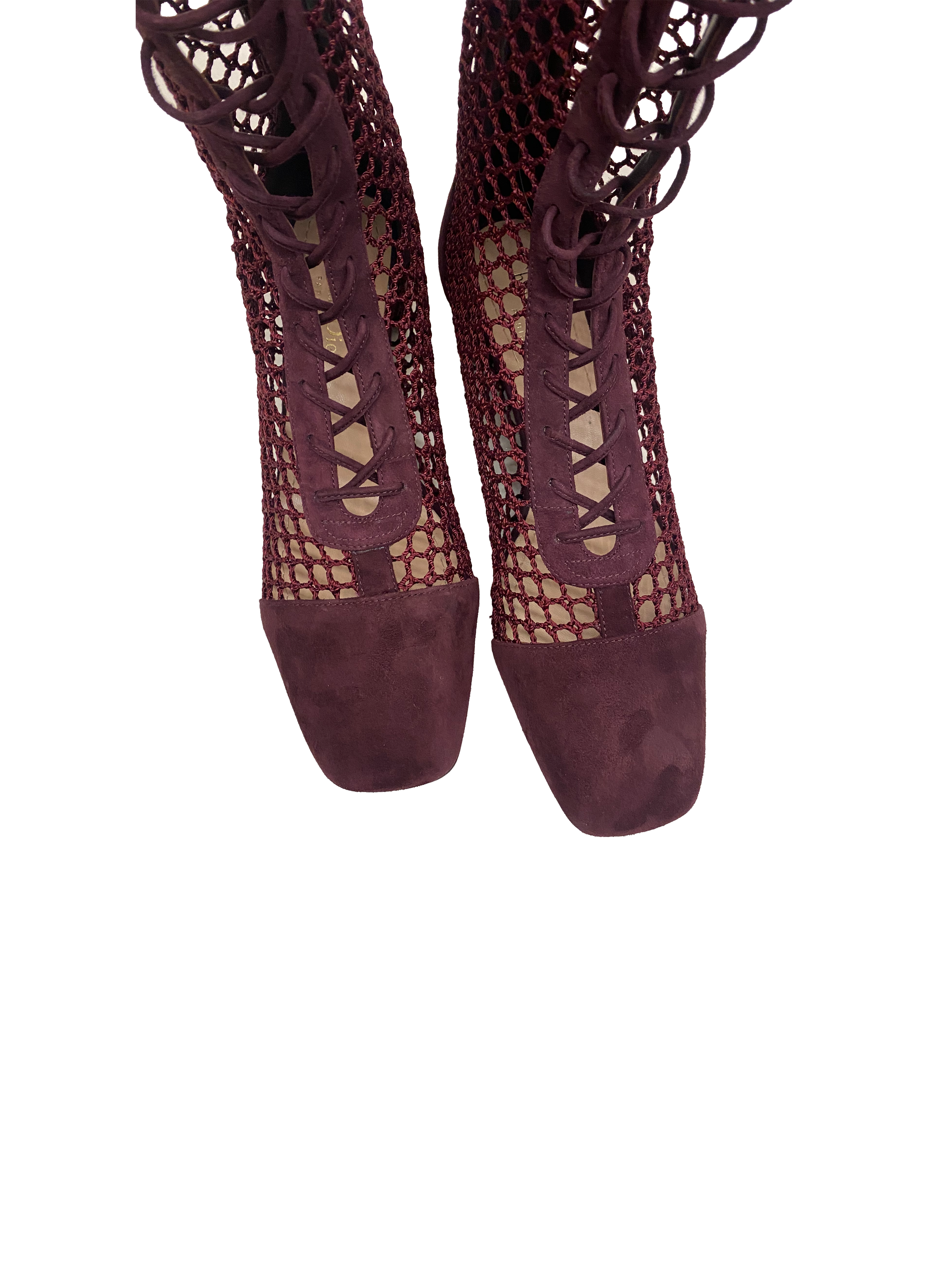 Christian Dior SS 2018 Maroon Naughtily-D Boots