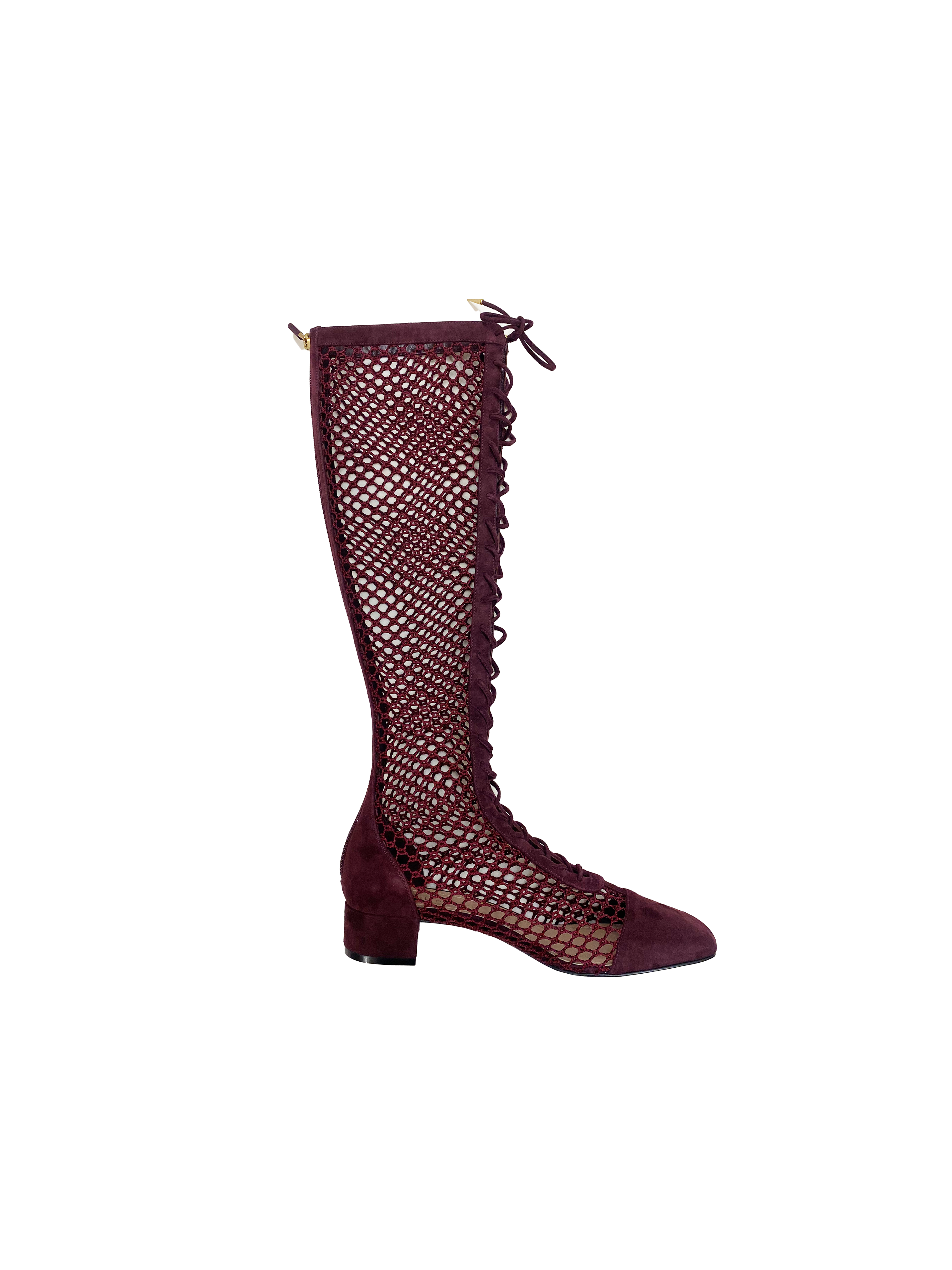 Christian Dior SS 2018 Maroon Naughtily-D Boots