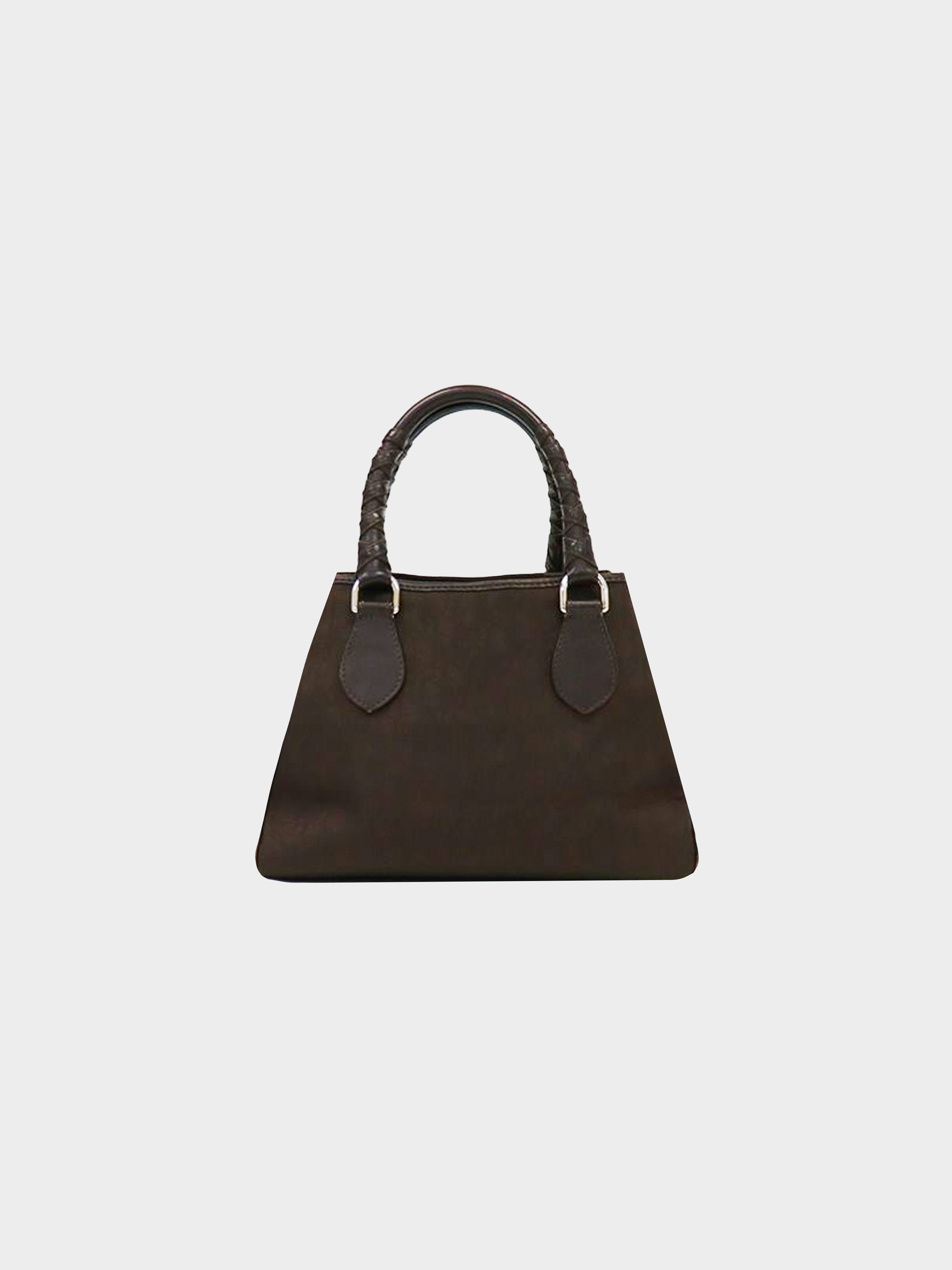Christian Dior 2000s Trotter Logo Charm Handbag