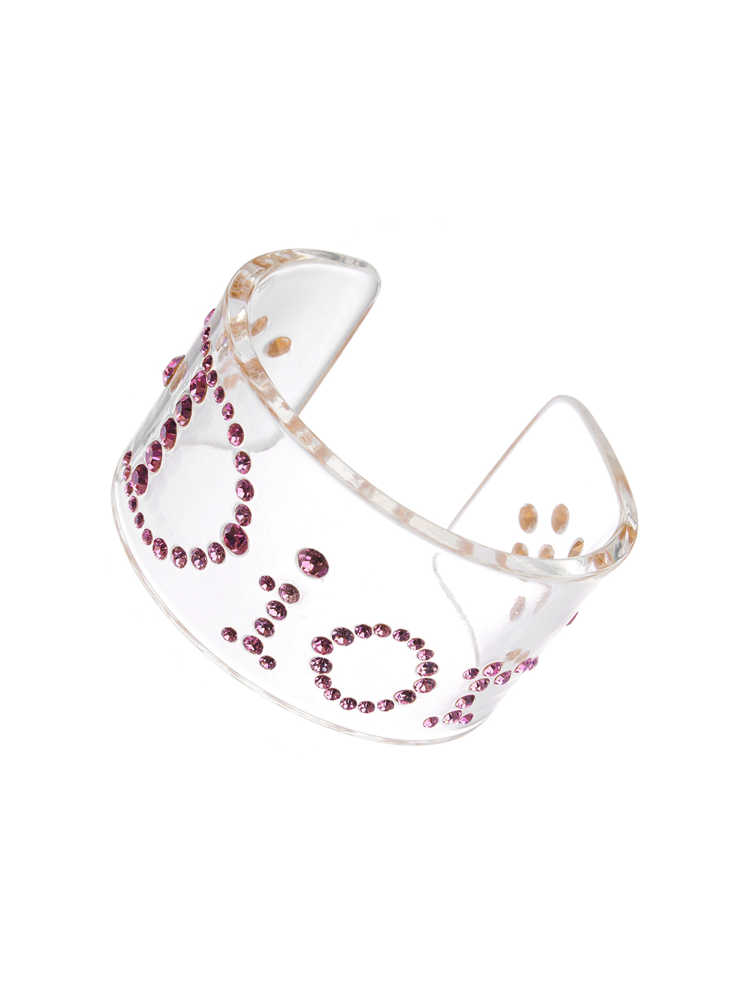 Christian Dior by John Galliano Fall 2004 Plastic Swarovski Cuff Bracelet