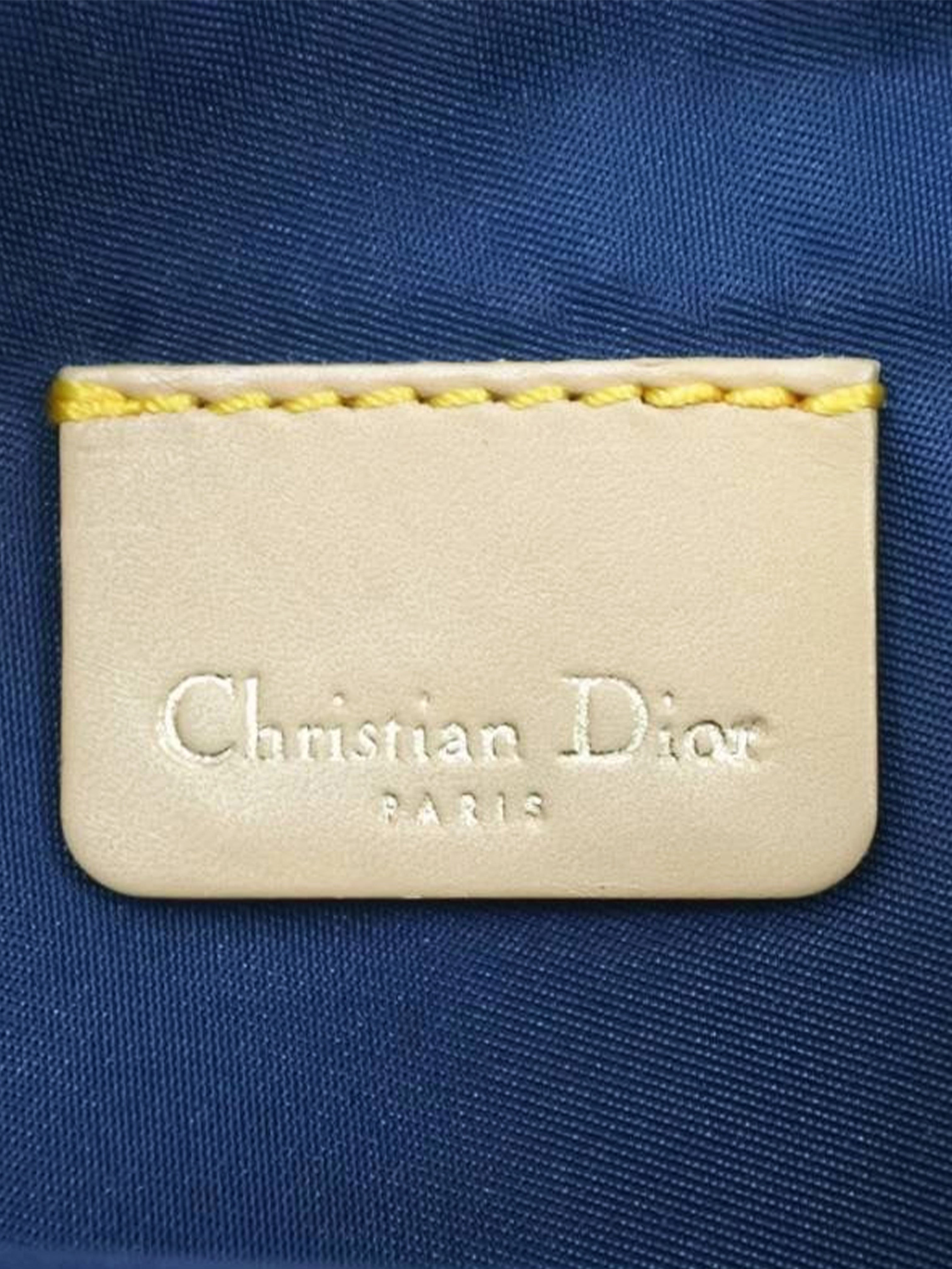 Christian Dior 2001 Denim Saddle Bag