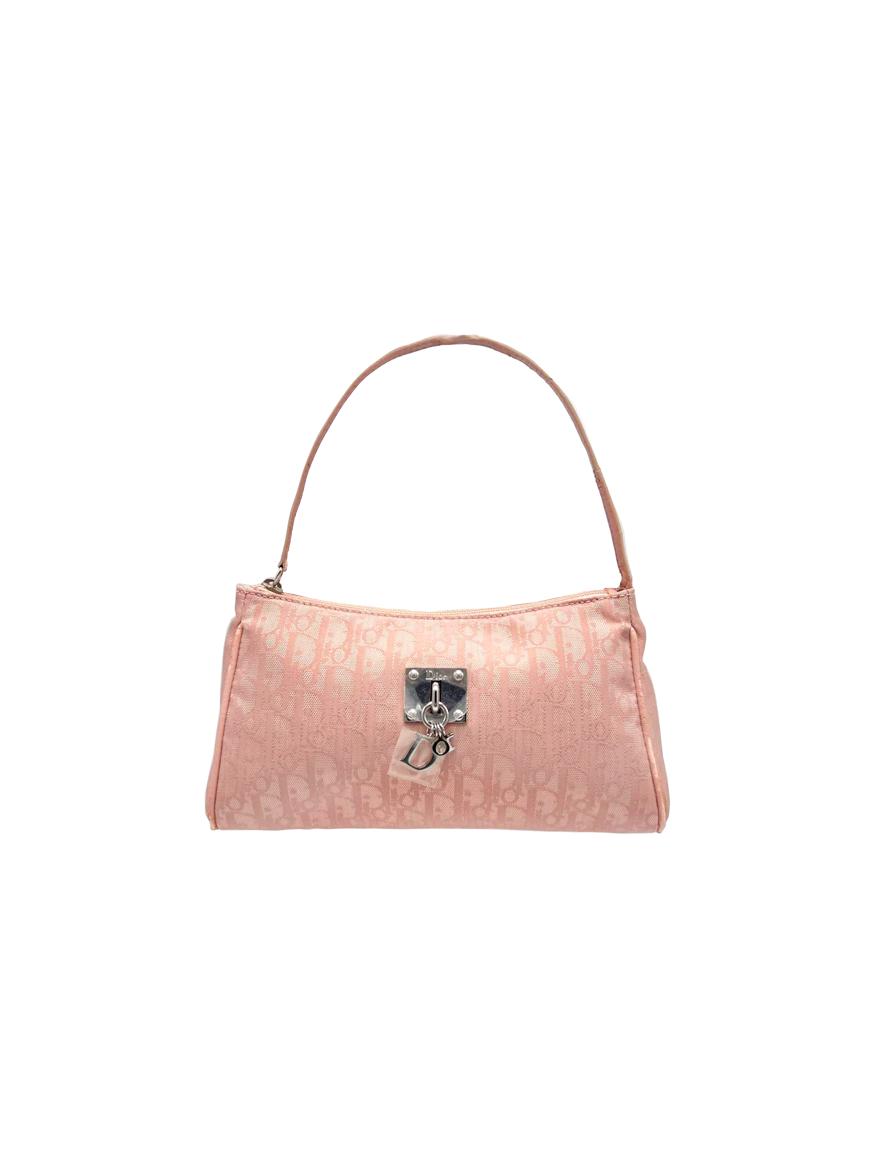 Christian Dior Pink Monogram Shoulder Bag Vintage 00s proof of  authenticity  Vinted
