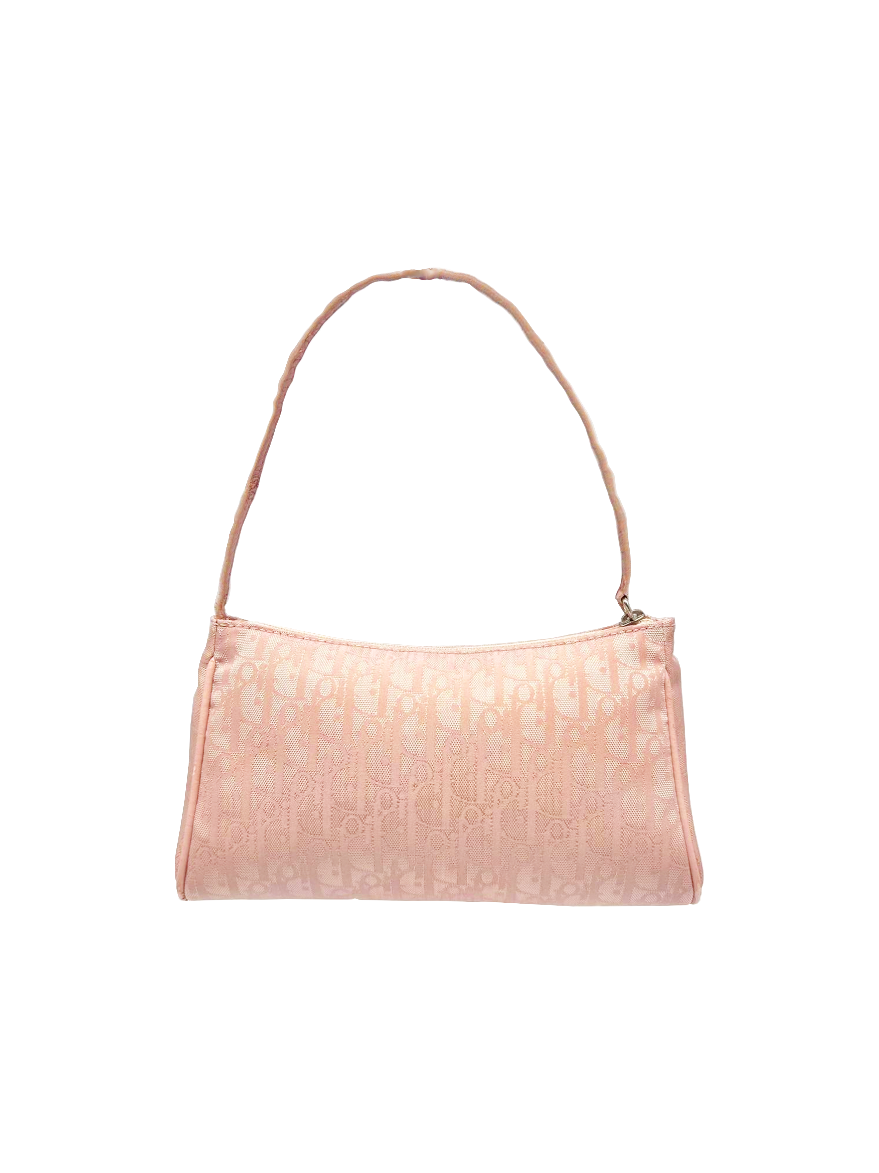 Christian Dior Pink Monogram Logo Small Pouch Bag