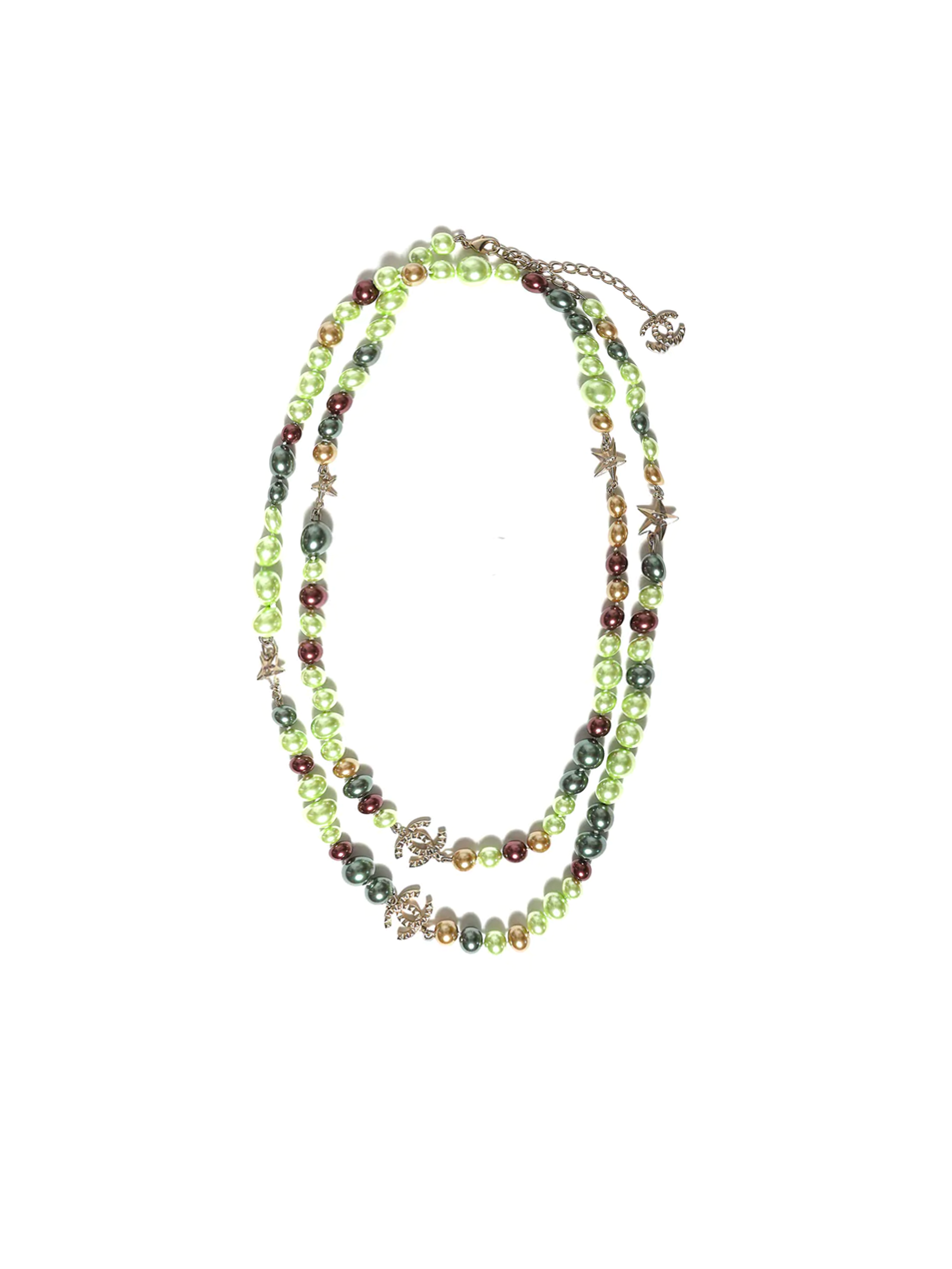 Chanel Cruise 2017 Multi-Color Pearl Necklace