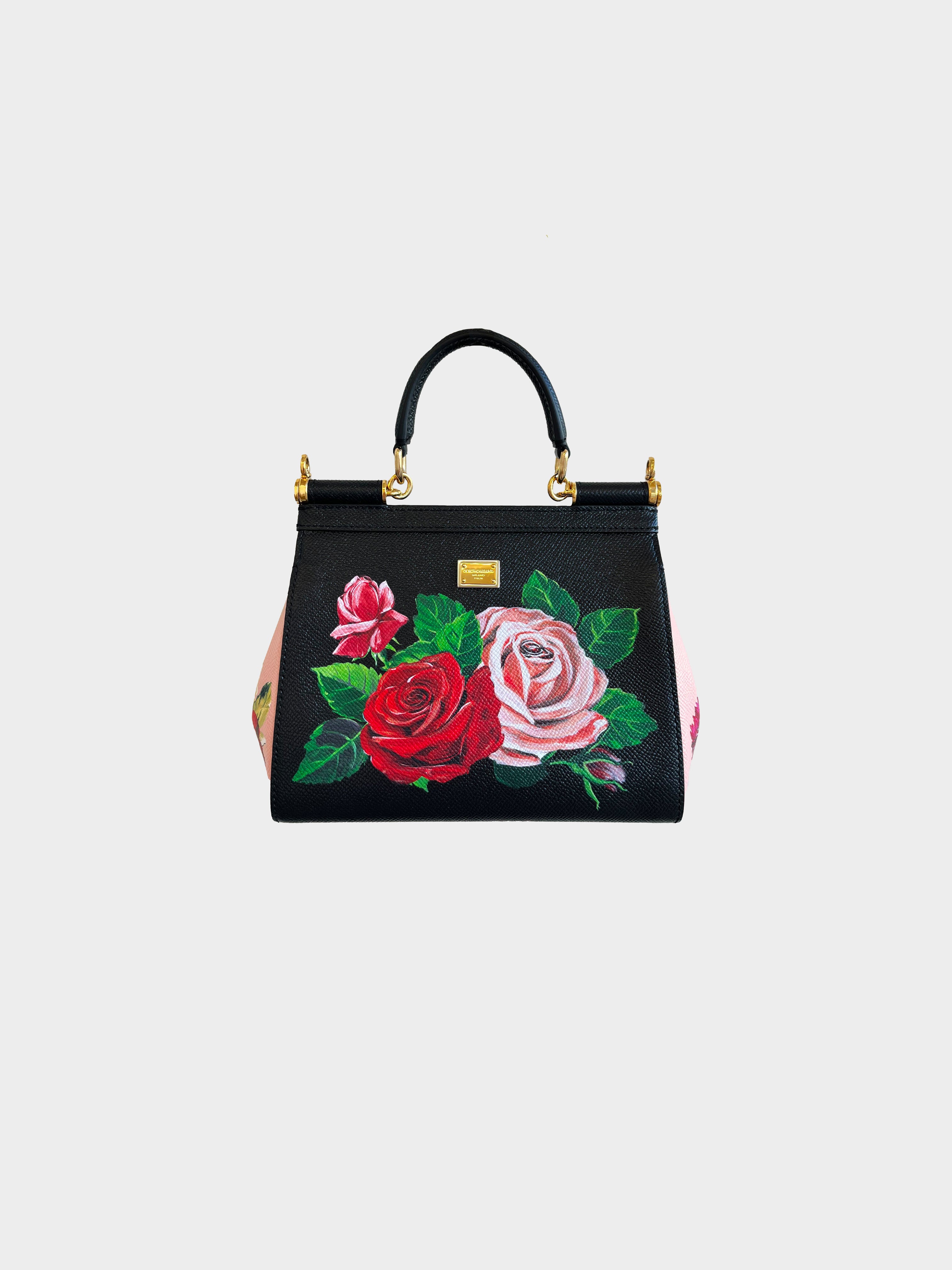 Dolce and Gabbana 2019 Rose Mini Sicily Bag INTO