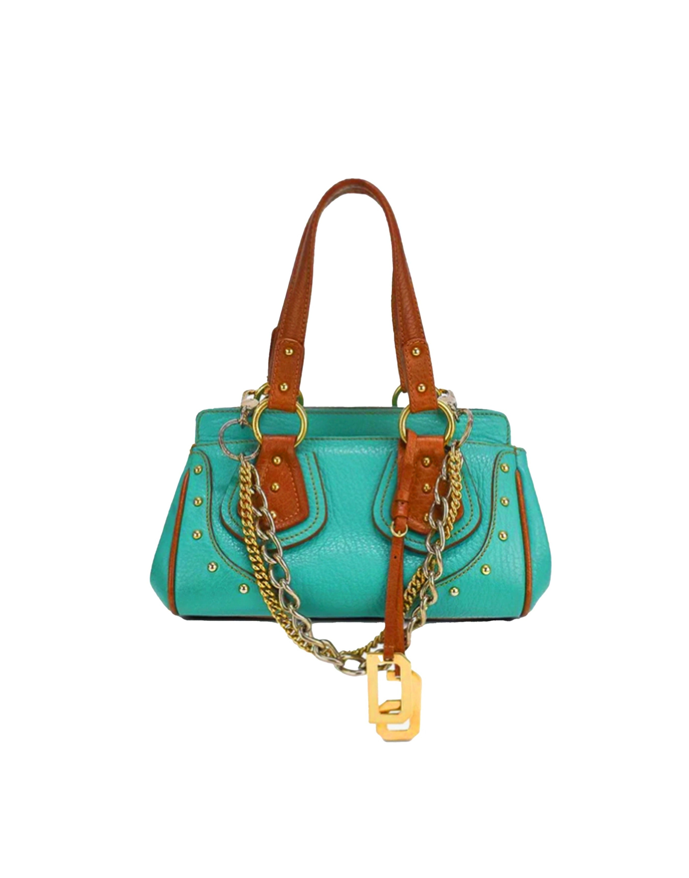 Dolce and Gabbana 2000s Turquoise Handbag · INTO