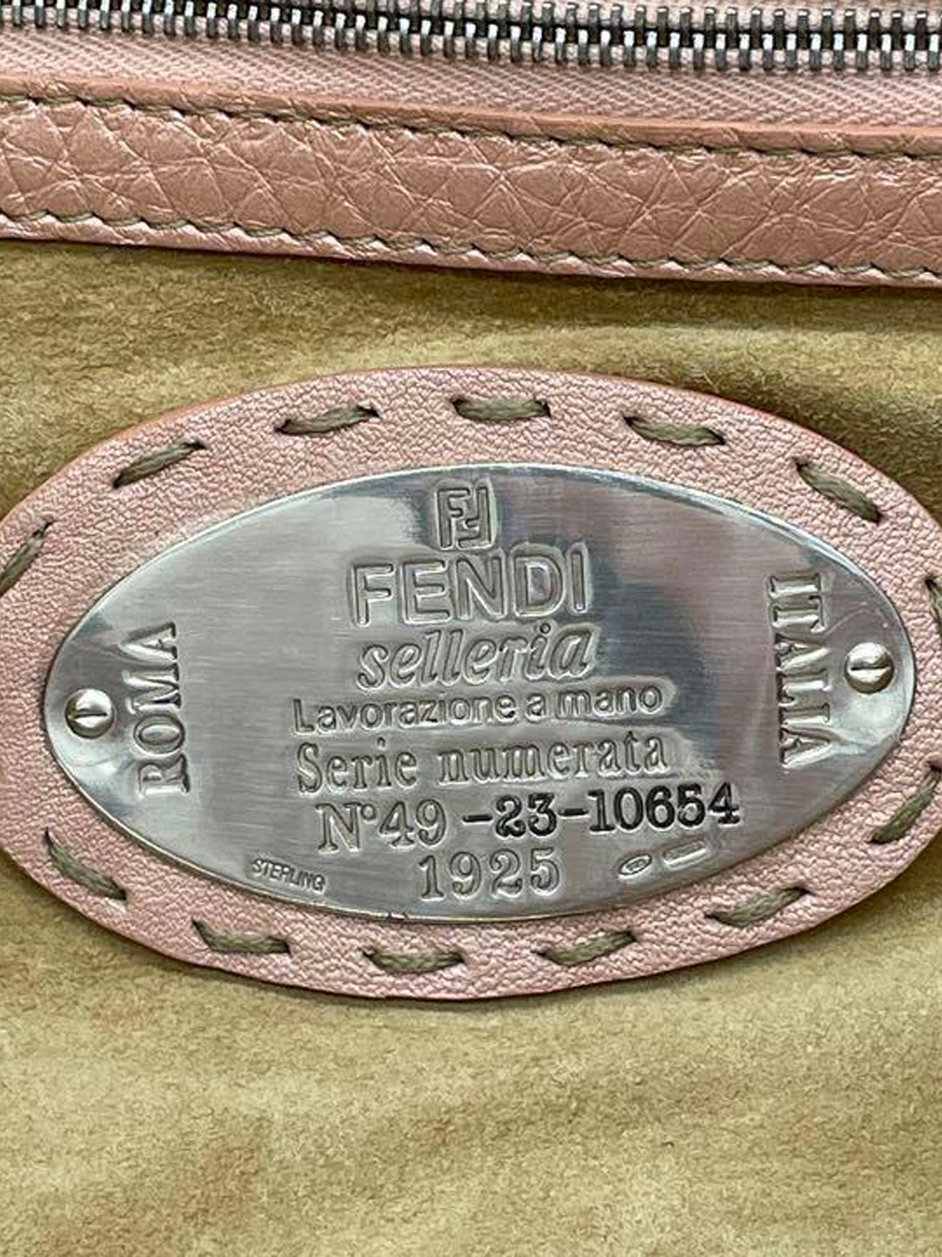 Fendi 2000s Pink Linda Shoulder Bag